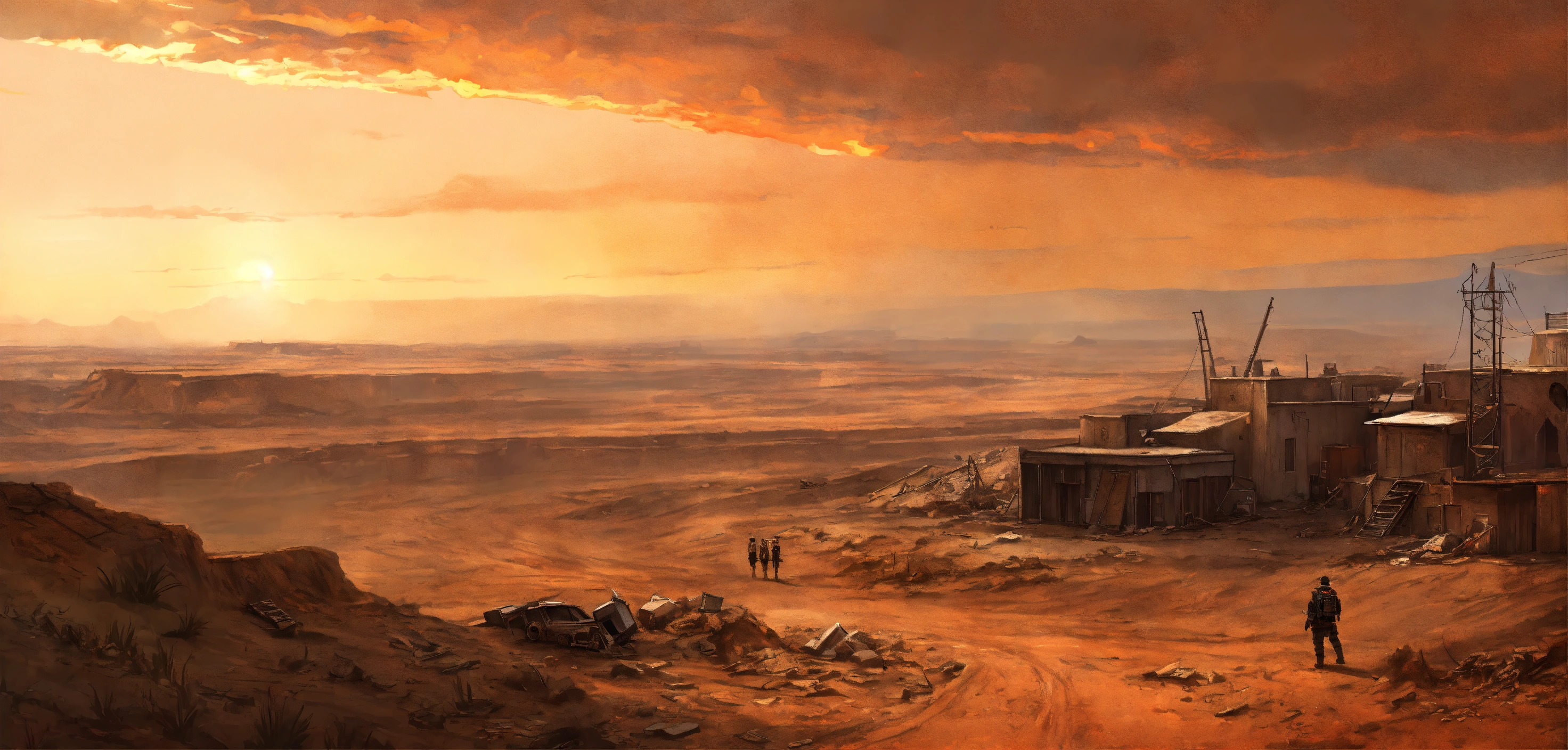 Lexica Conept Art Digital Realistic Painting Post Apocalyptic