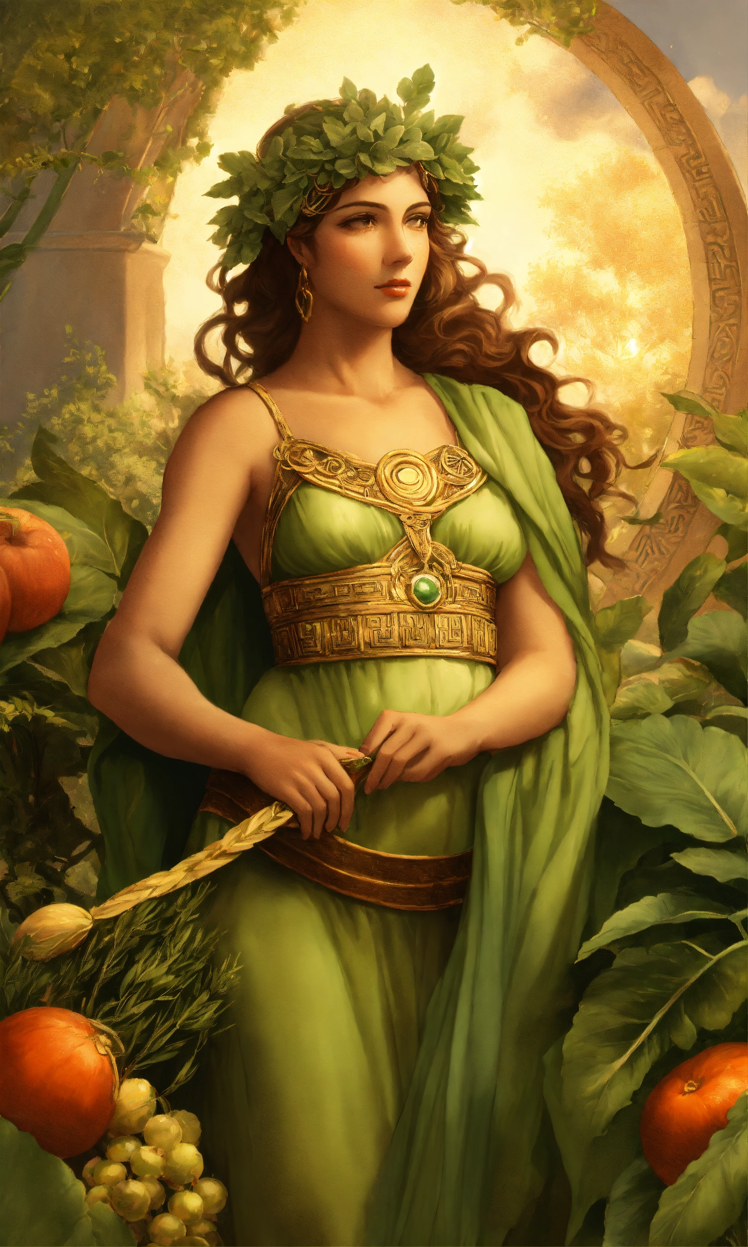 Lexica Demeter Ceres Nurturer And Provider Illustrate The Strength In