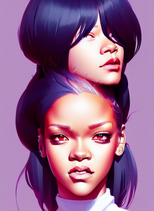 Lexica Rihanna Portrait Shinkai Makoto Studio Ghibli Studio Key