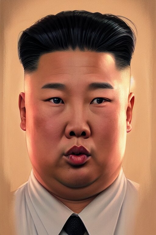 Lexica Putin With The Iconic Kim Jong Un Hairstyle Realistic