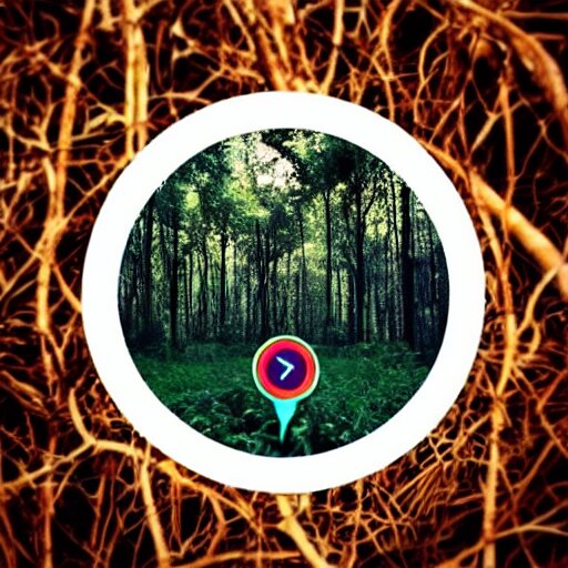 Lexica Instagram Like Symbol Inside A Bramble Forest Like Instagram