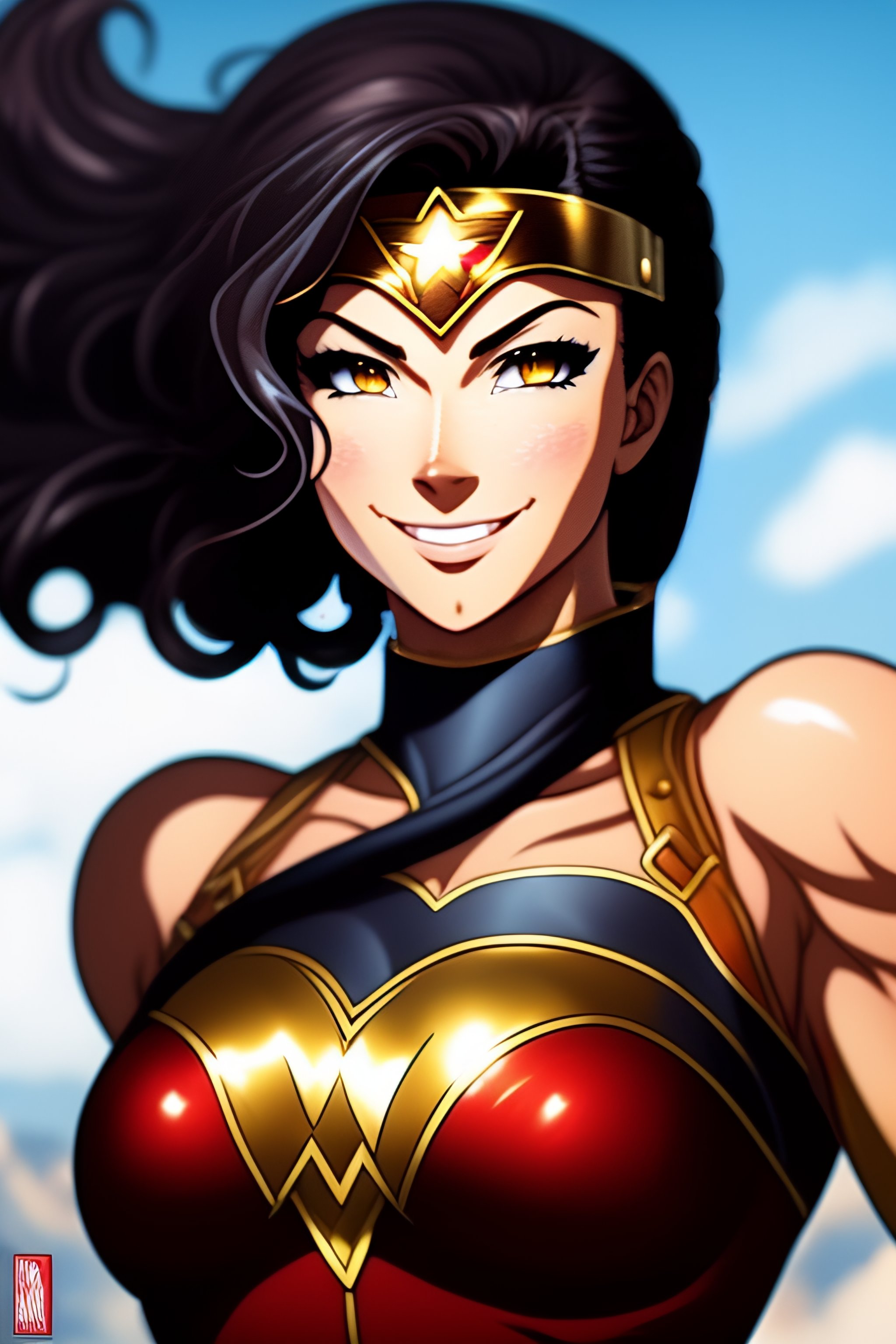 Anime depiction of wonder woman