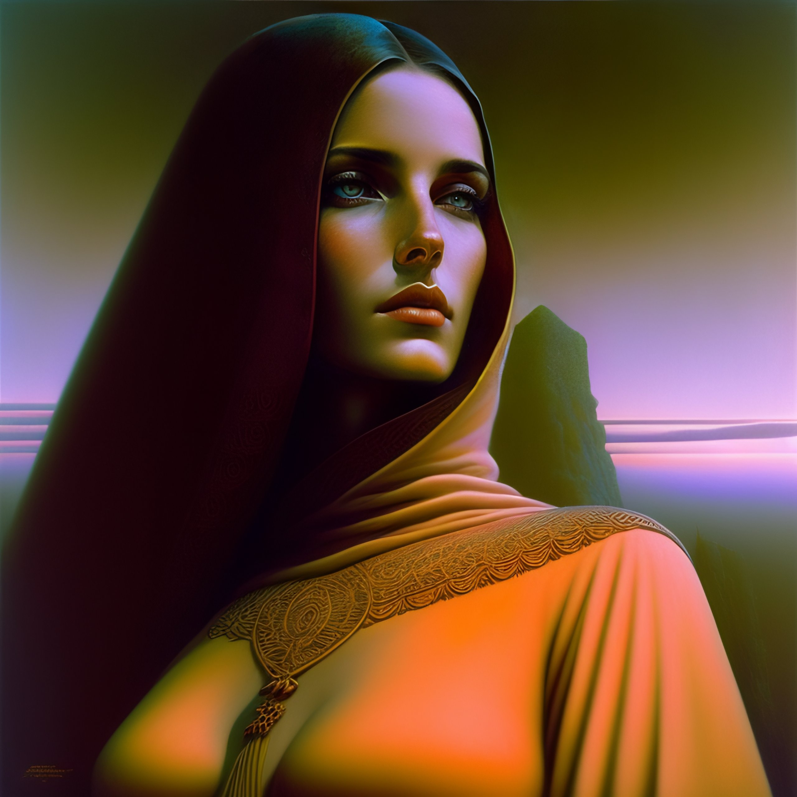 Lexica - Full body portrait of a woman, by zdzislaw beksinski, gothic ...