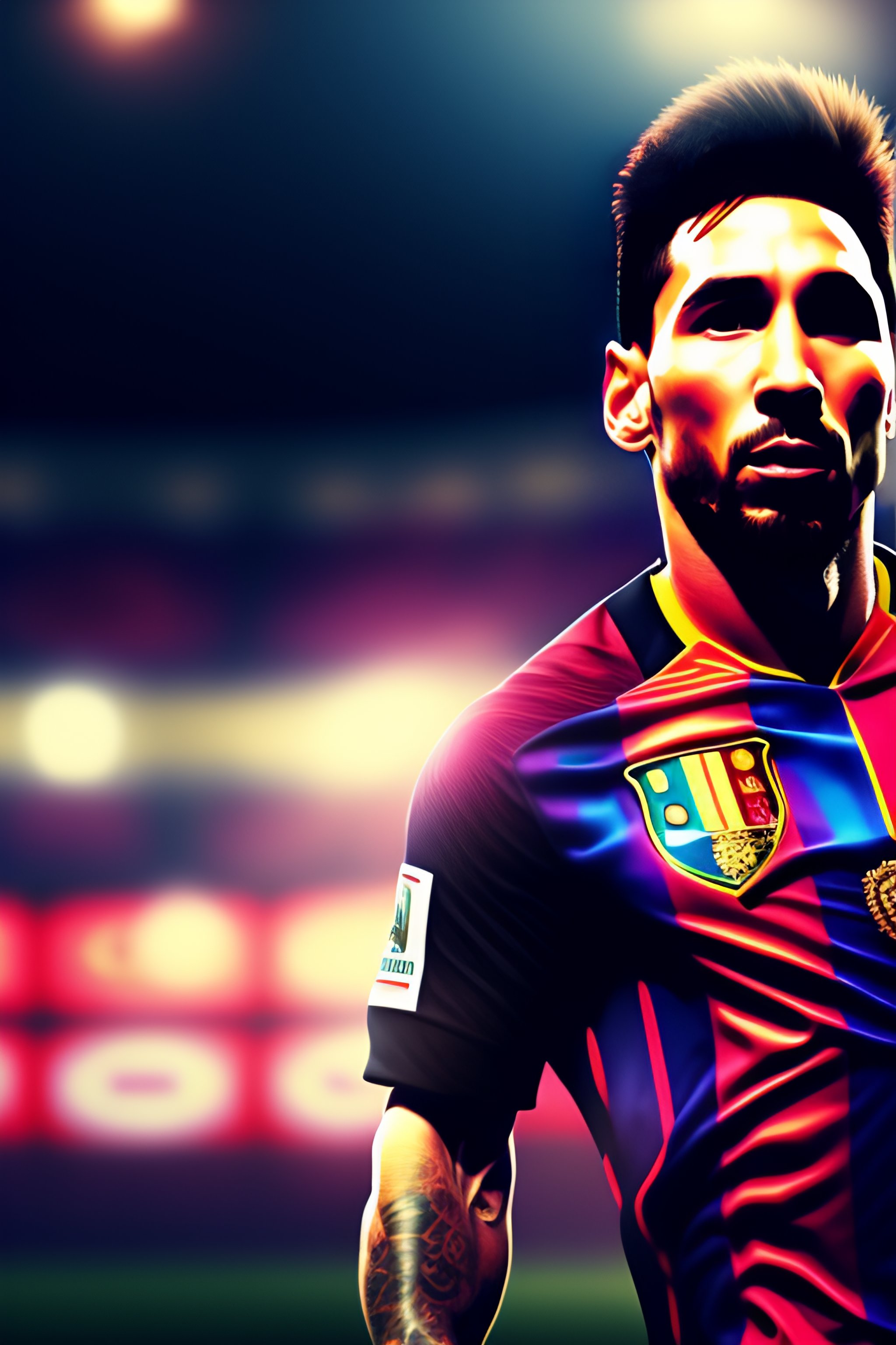 Hãy để đôi mắt của bạn được thưởng thức hình ảnh ngôi sao hàng đầu của bóng đá thế giới - Lionel Messi! Với sức mạnh và kỹ năng của mình, anh ta đã thăng hoa và trở thành một trong những người nổi tiếng nhất trong lịch sử bóng đá. Hãy để mình bị thu hút bởi những khoảnh khắc ấn tượng của anh chàng Messi!