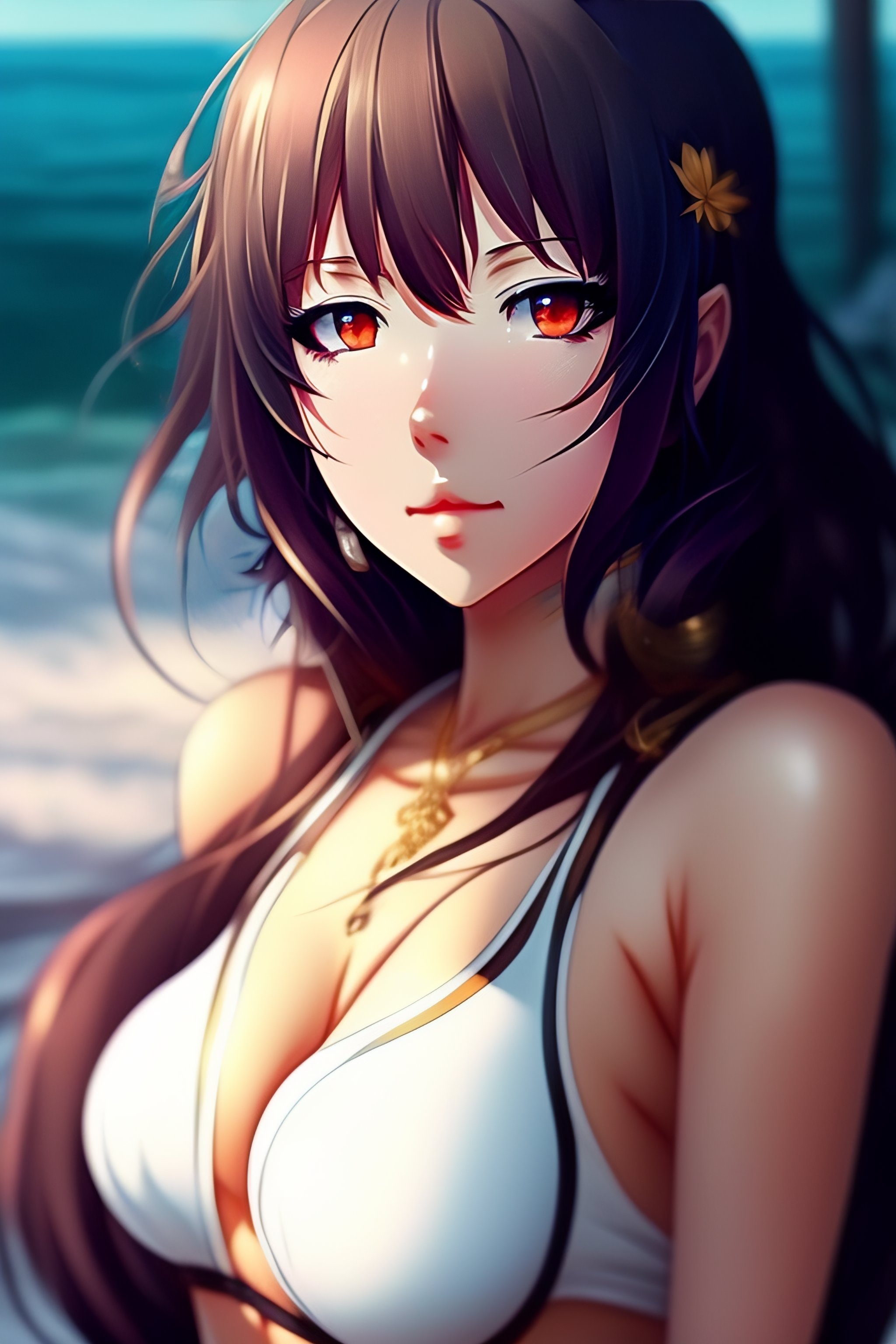 Lexica - A anime girl, sexy, full body, body shot, realistic, beautiful  body, anime