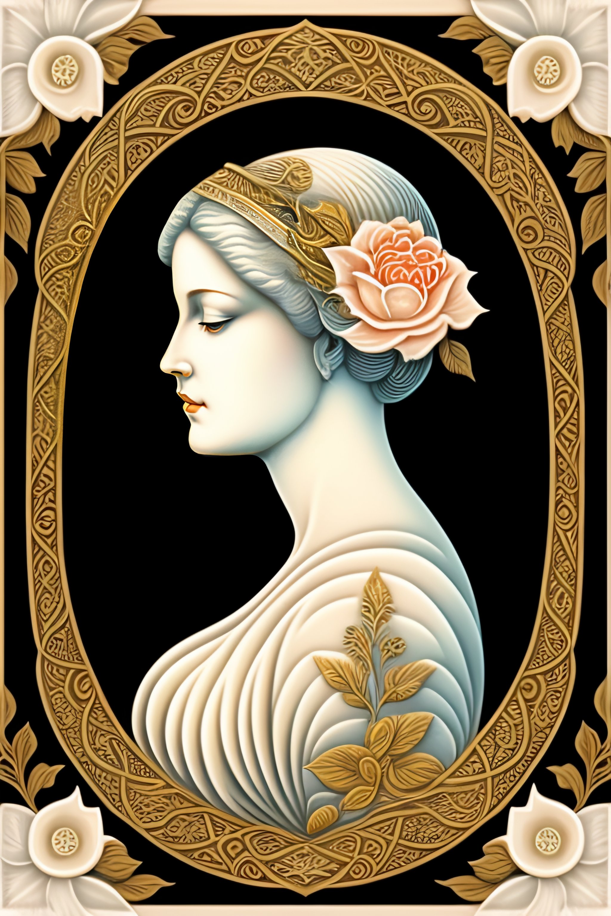 Lexica - A white lady sitting in meditation with back view and serpent ...