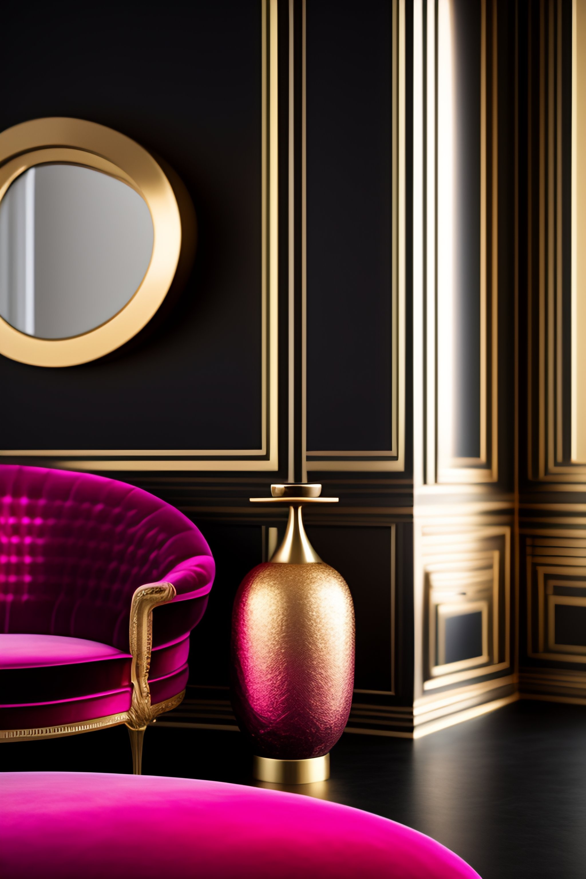 Lexica - A home decor set based on the brand Schiaparelli, shocking ...
