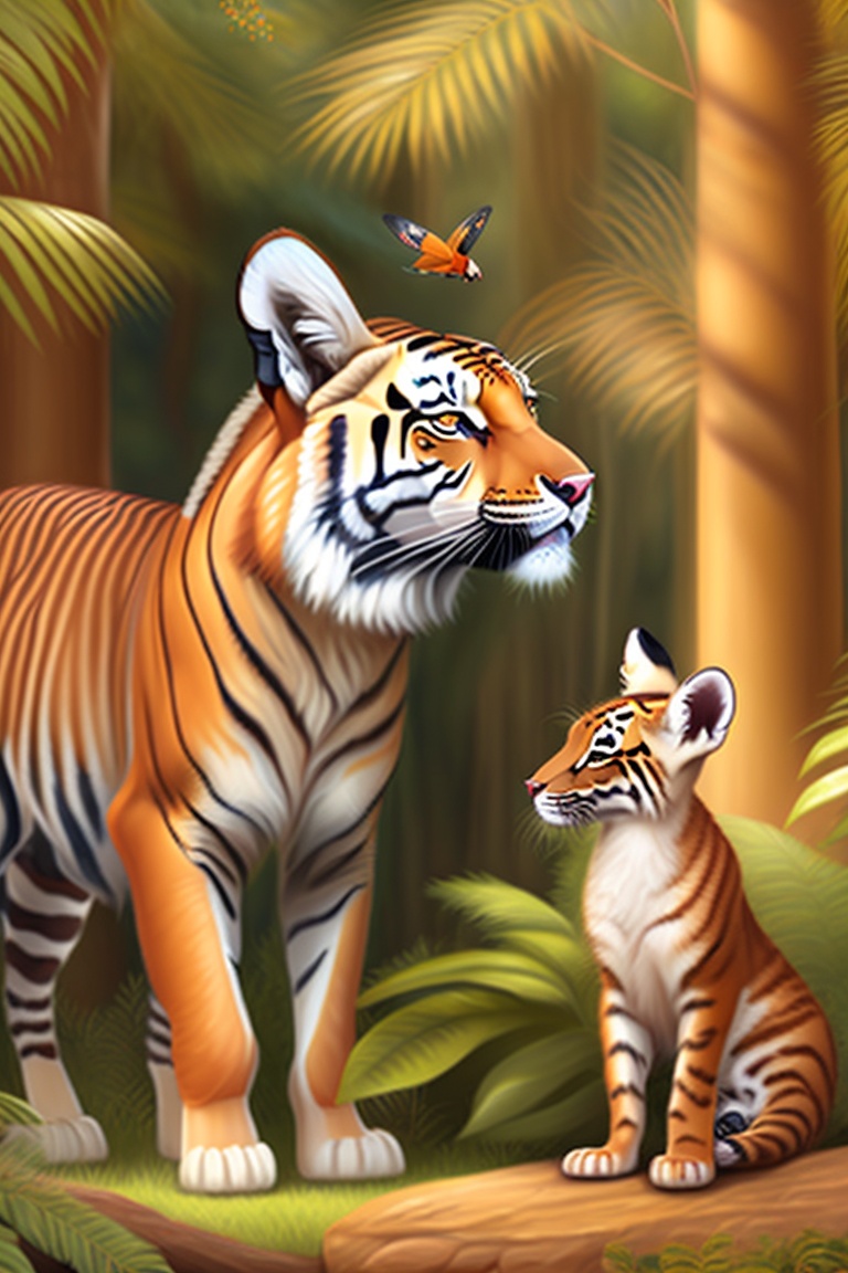 Lexica - Once upon a time, in a lush and vibrant jungle, there lived a ...