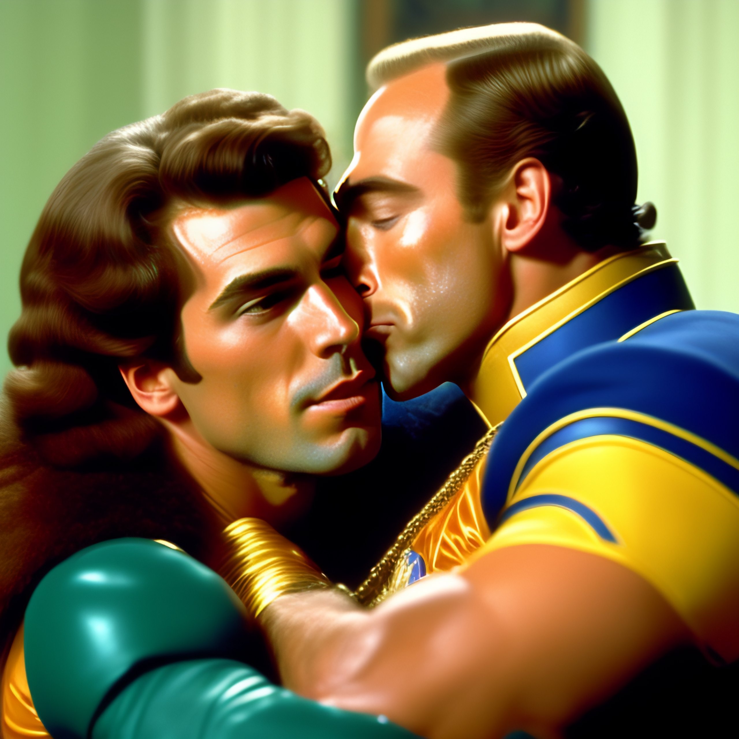 Lexica Bart and ernie kissing passionatly