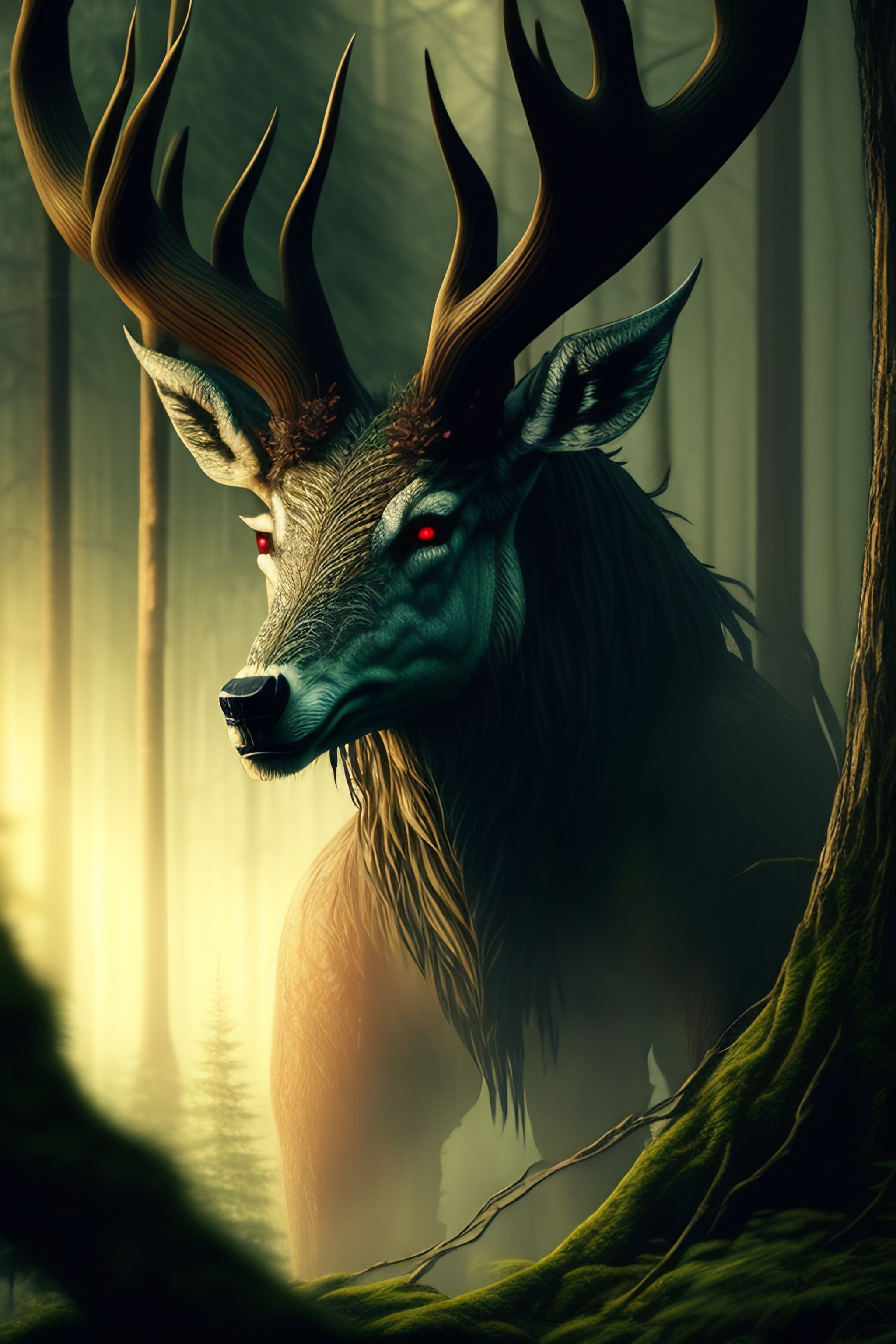 Lexica - Leshen is a powerful, man-eating creature that dwells in the ...