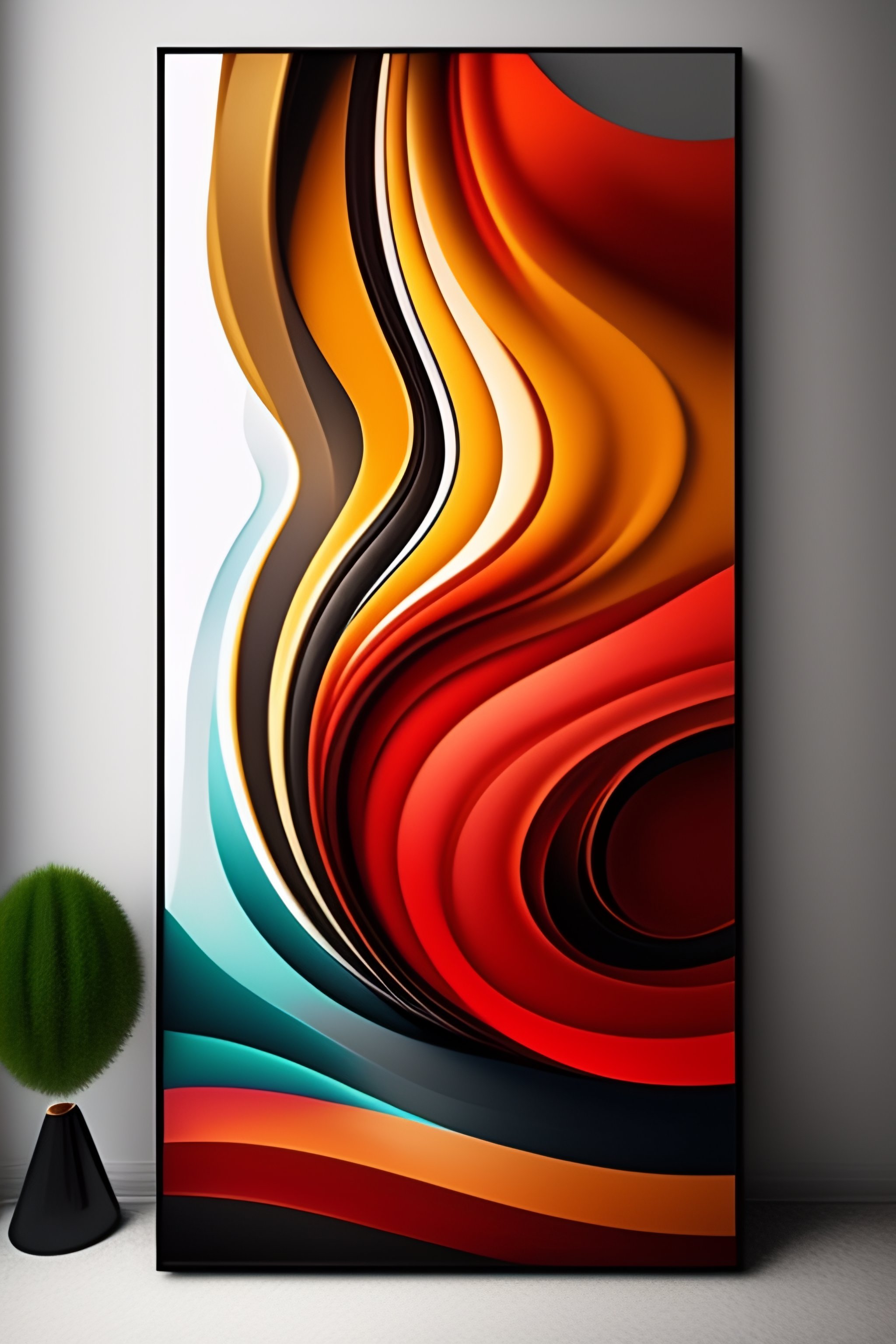 Lexica Mid century modern wall art