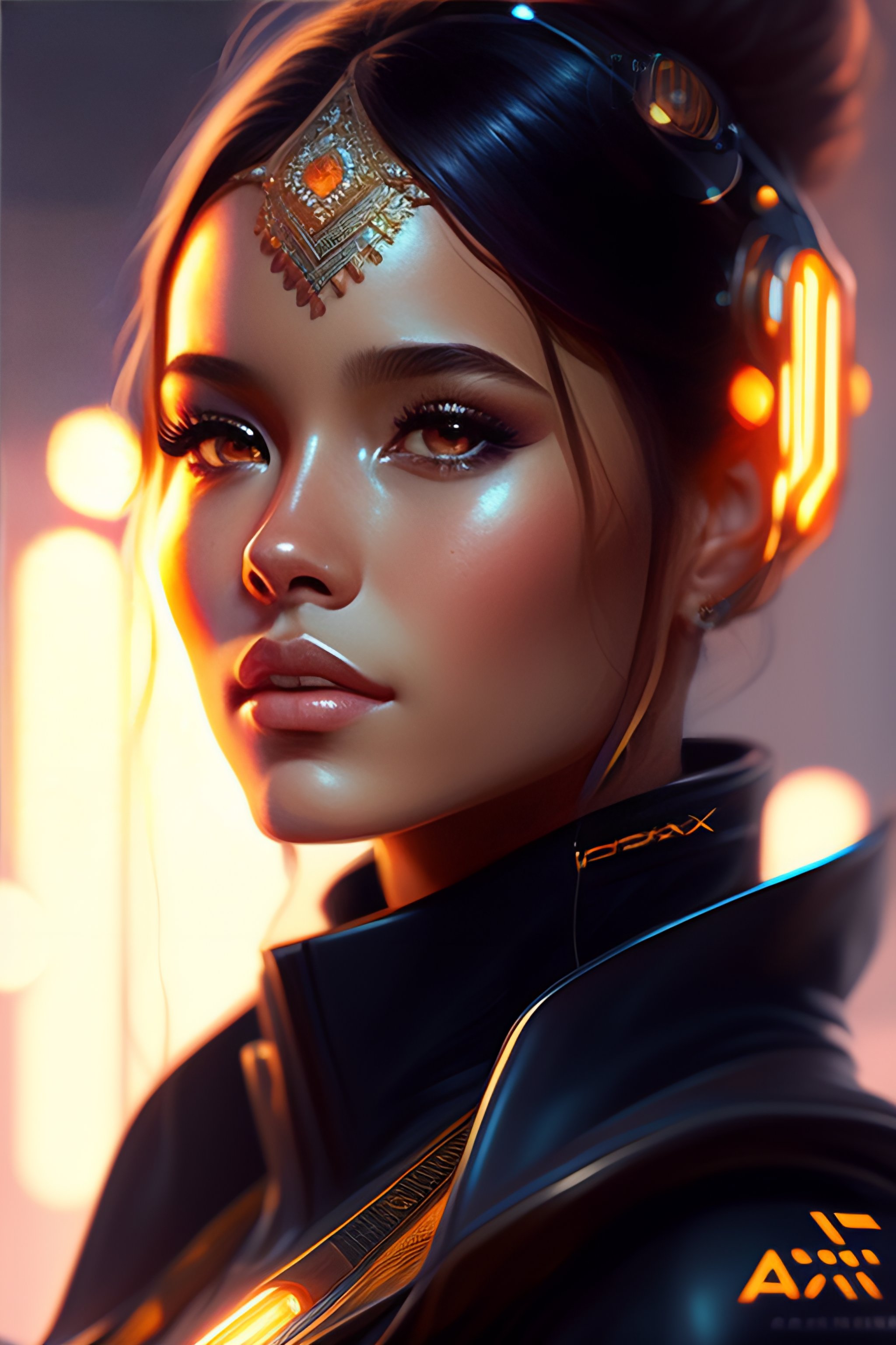 Lexica - Portrait of apex legends jenna ortega, intricate, elegant ...