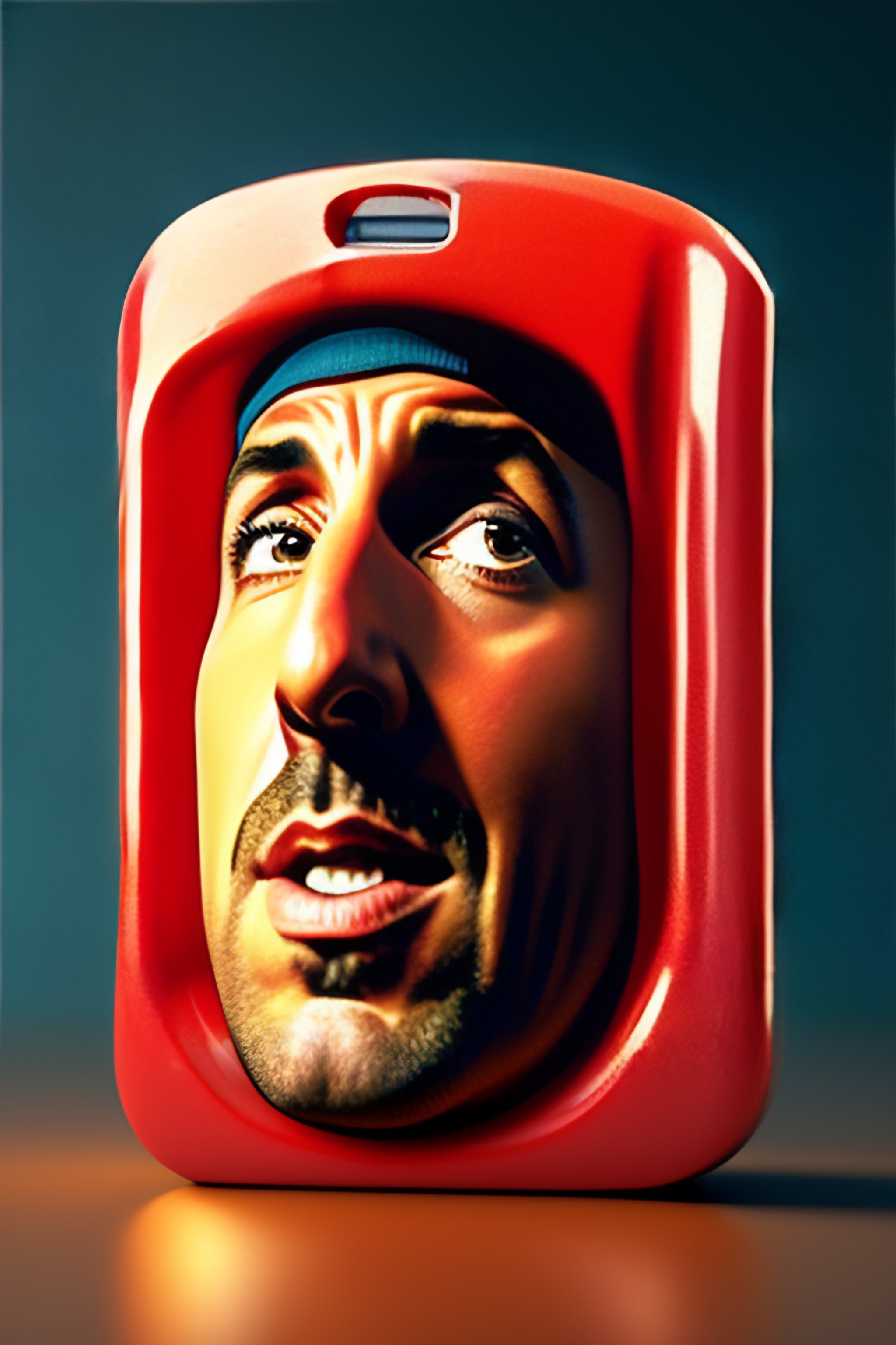 Lexica Adam Sandler click remote, art, 3d