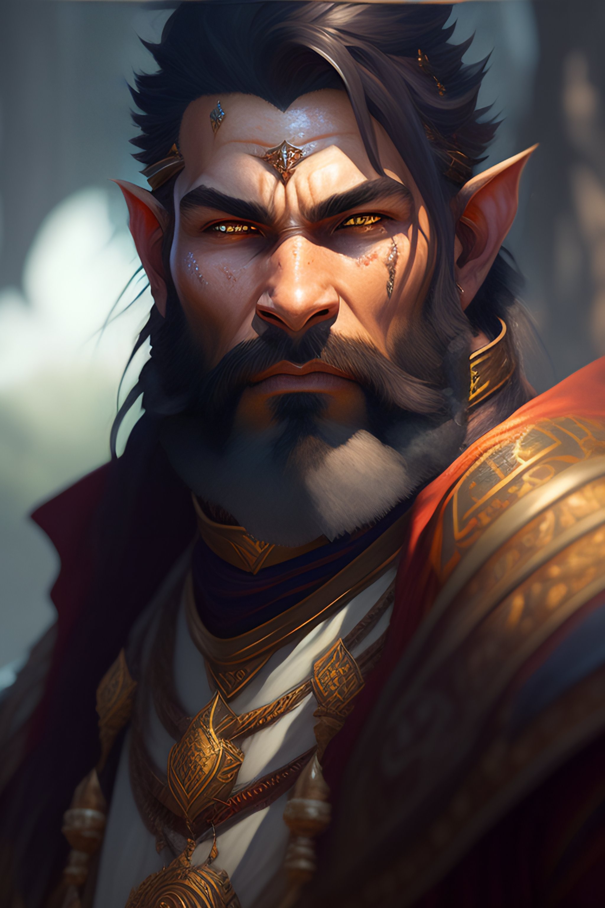 Lexica - Highly detailed portrait of dnd orc, stephen bliss, unreal ...