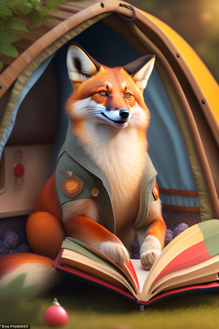 Lexica - Show Freddie, the cunning and greedy fox, with a mischievous ...