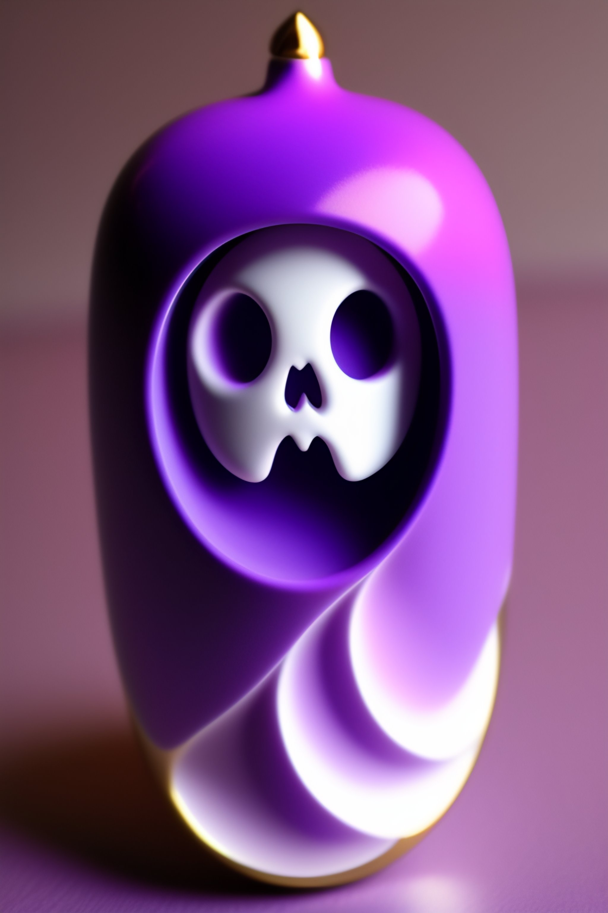 Lexica - Simple round purple ghost