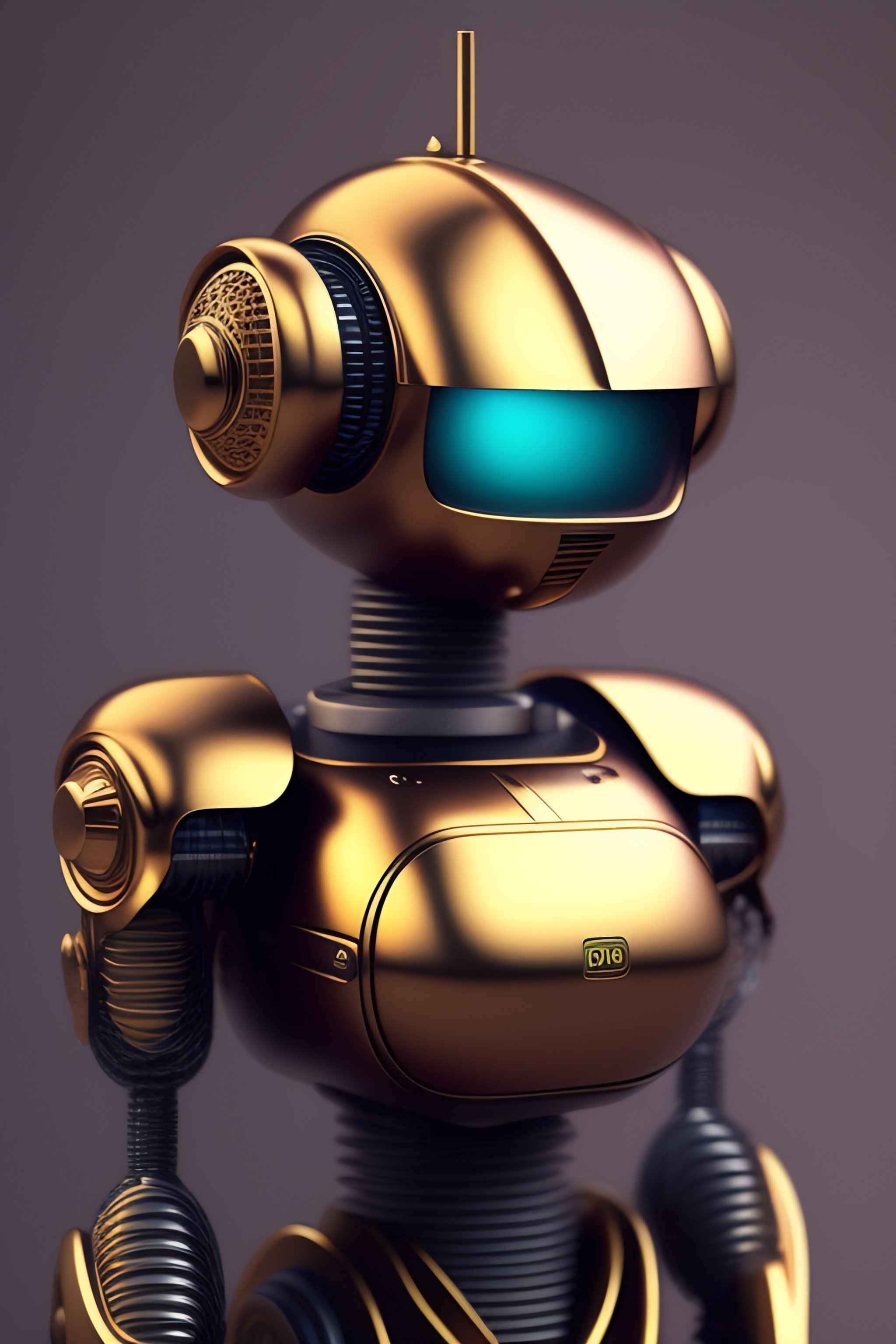 Lexica - Profile picture of a robot designed by john ive