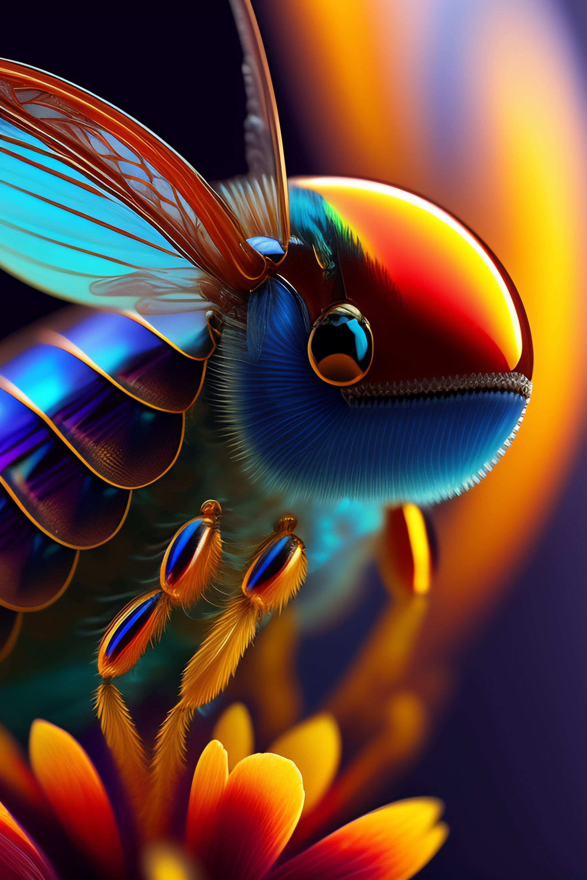 Lexica - Prediter, Iridescent, flying insect, scales, wings, blues ...