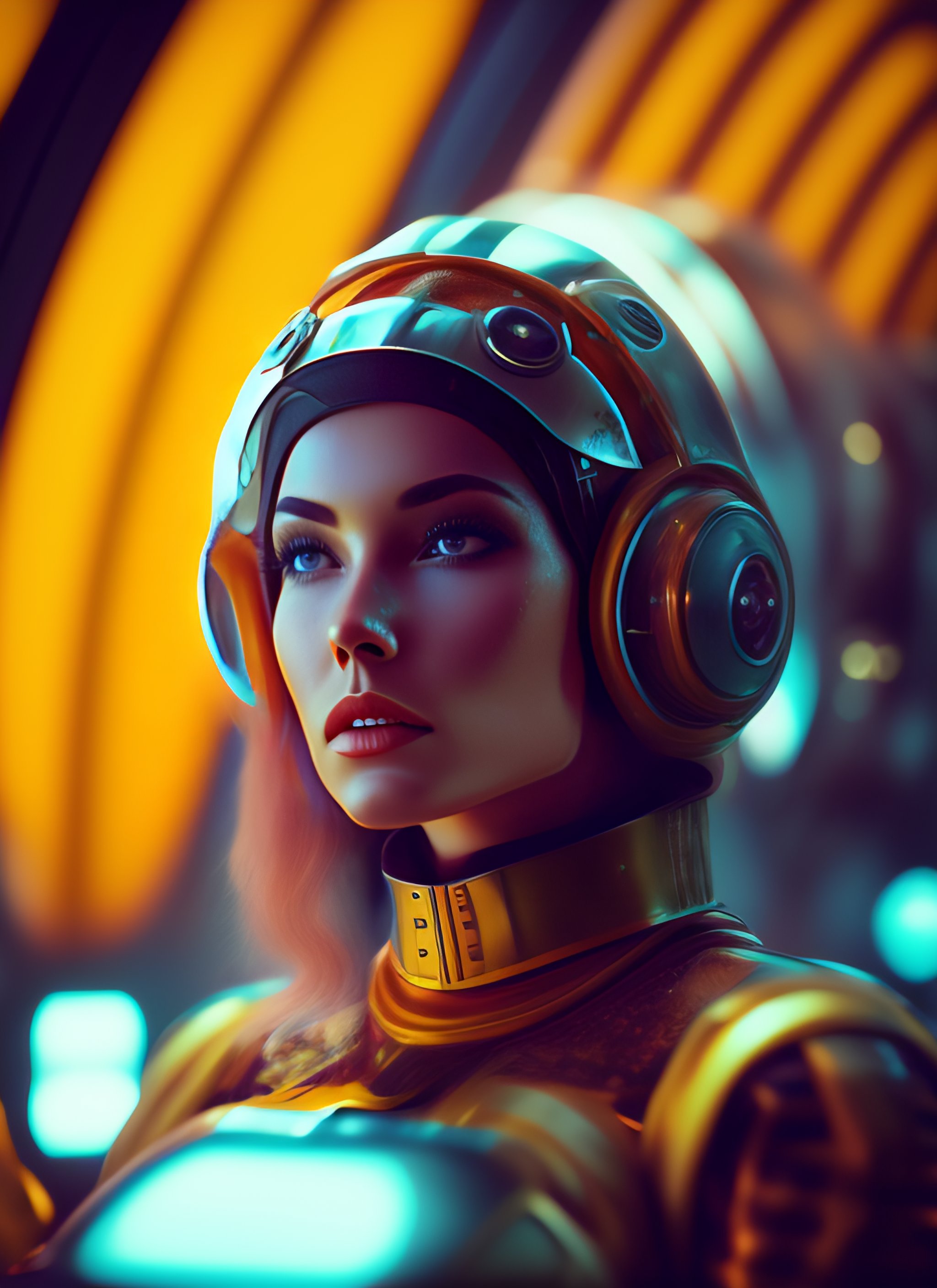 Lexica - Colour pulp 1964 sci-fi space drama , galactic cyber robotic ...
