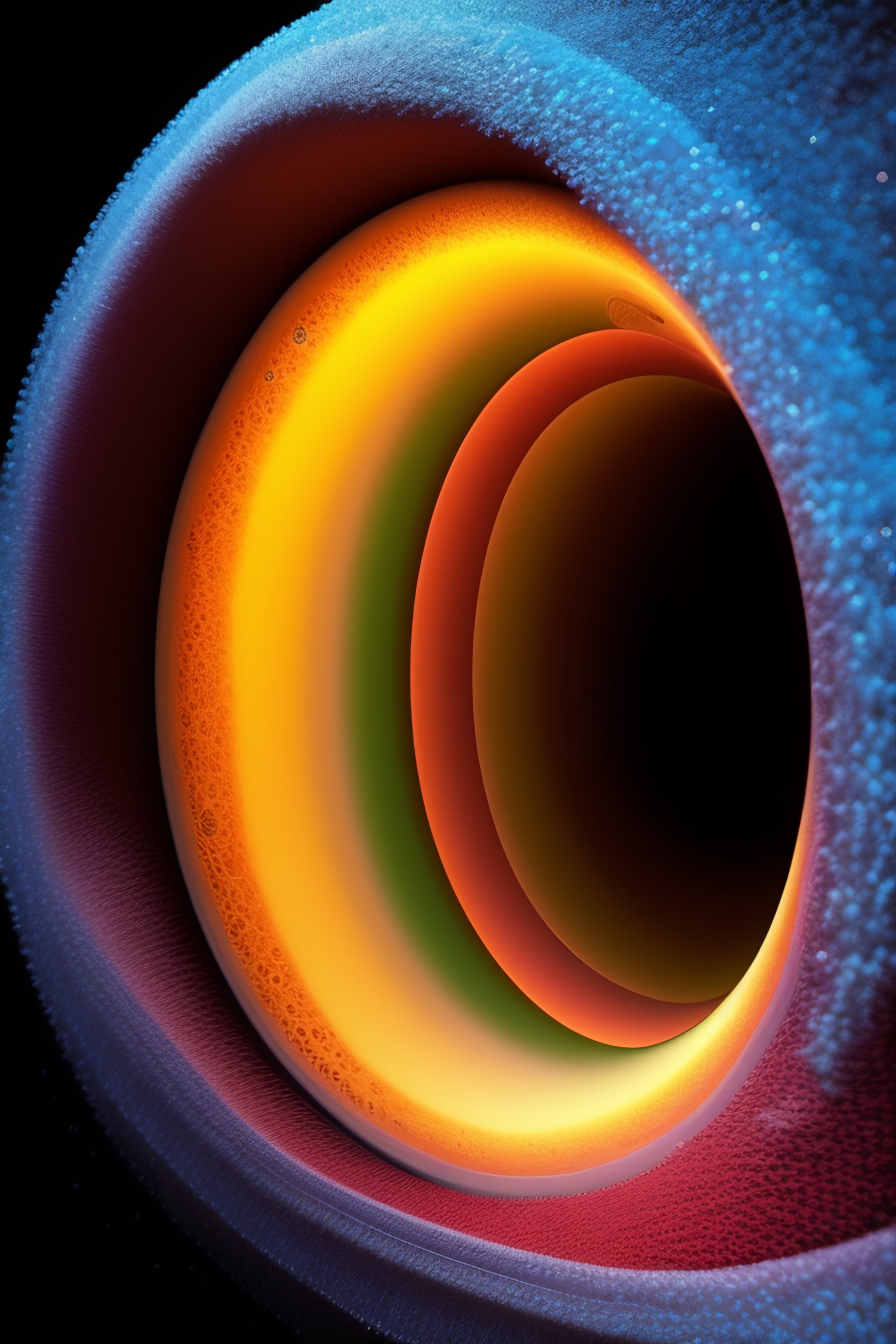 Lexica - Tunneling electron microscope image of oxygen migrating across ...