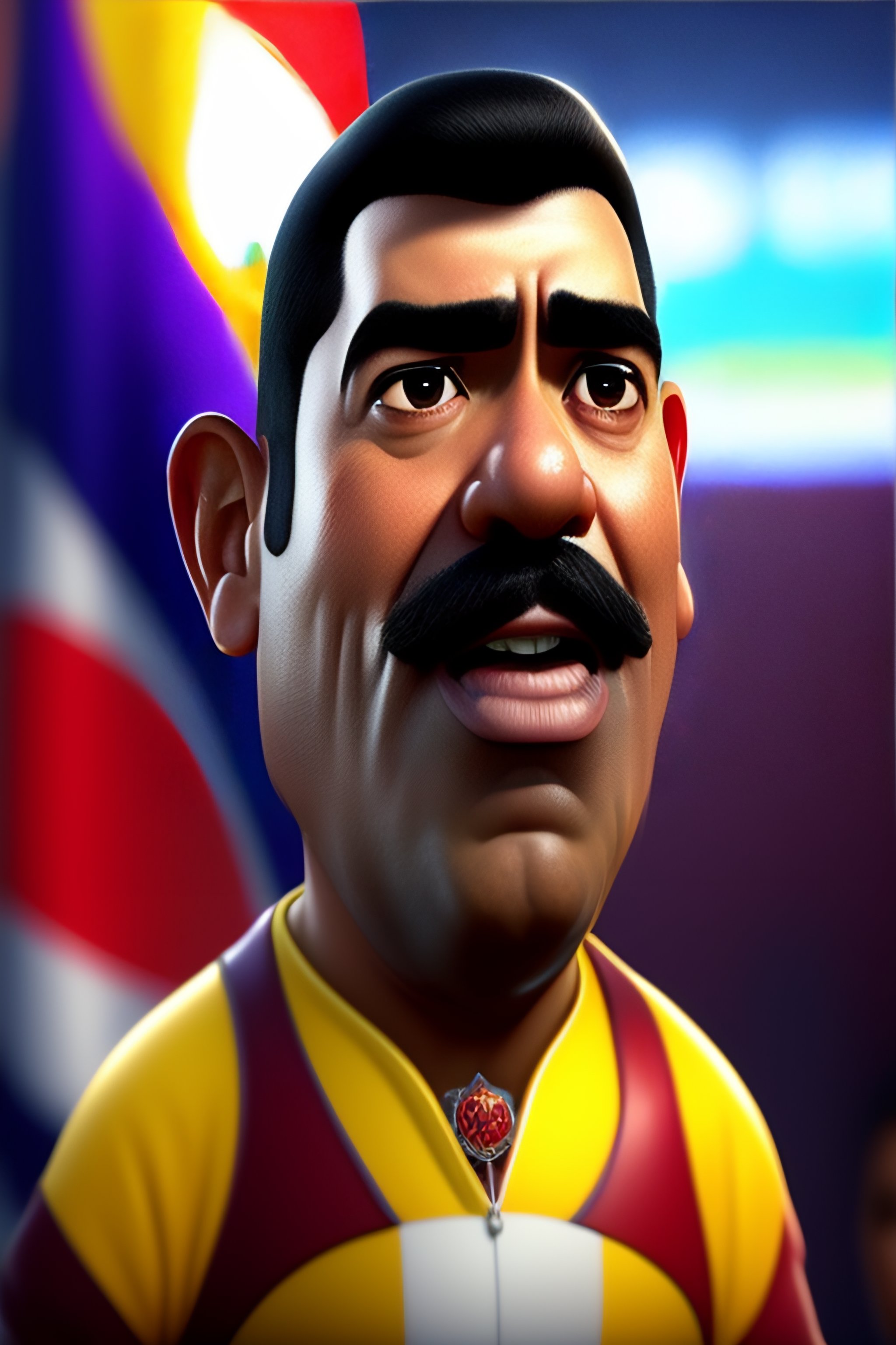 Lexica Nicolas Maduro Pixar Style