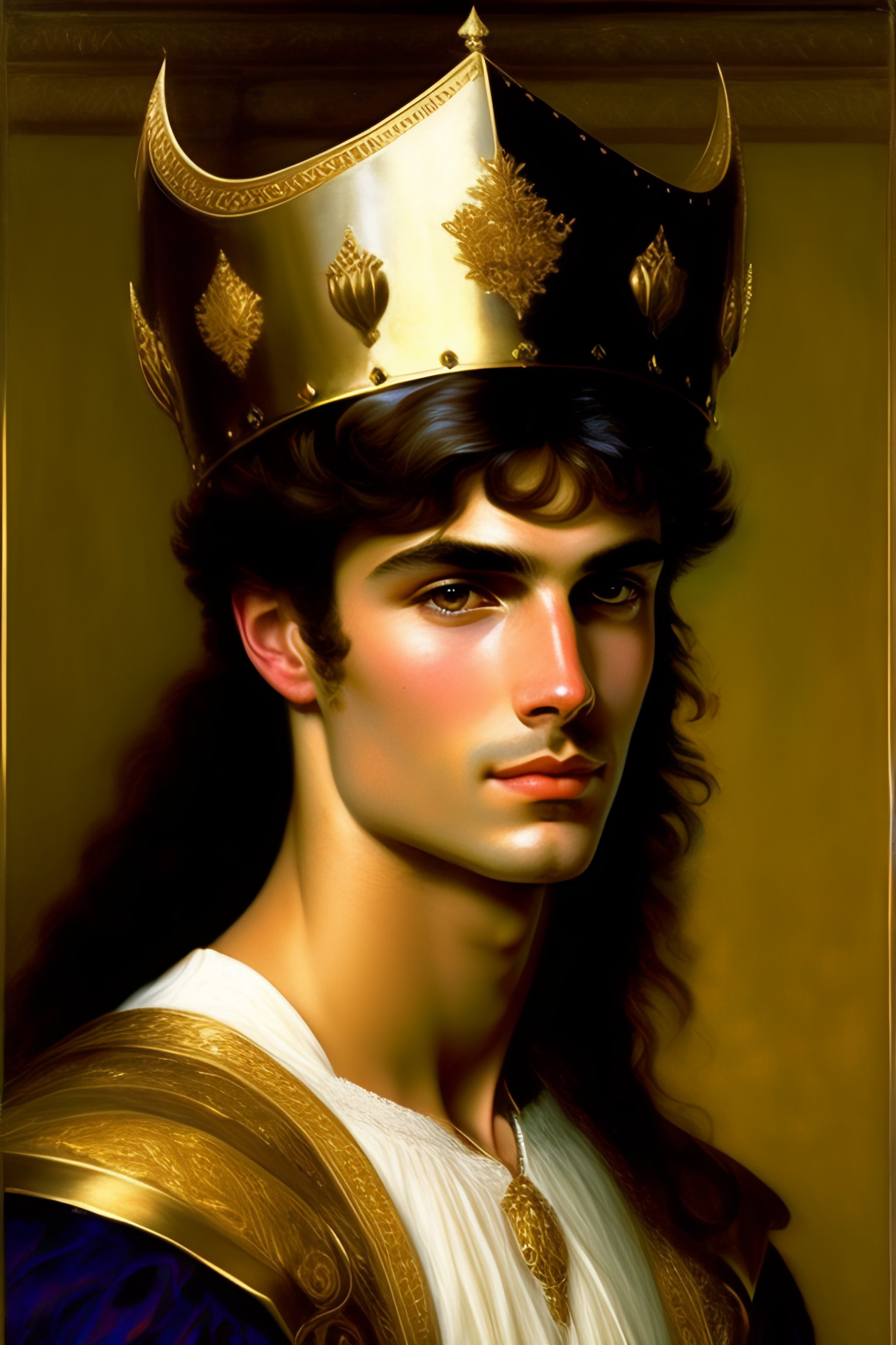 Lexica - Painting of handsome beautiful medieval prince in his 2 0 s ...