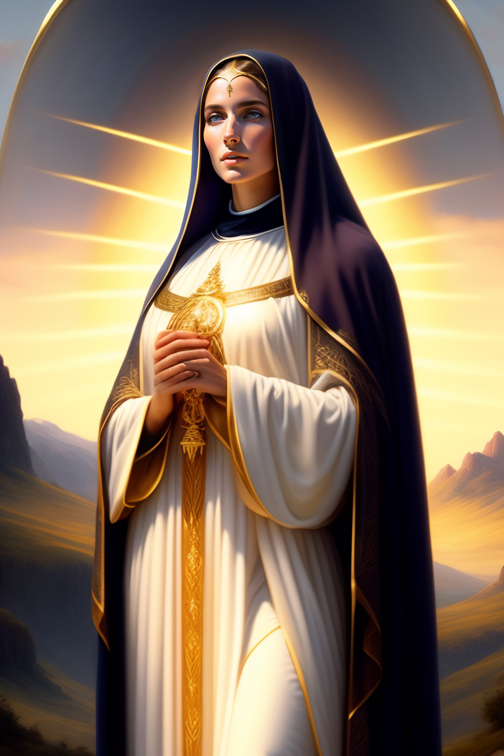 Lexica - Virgin mary of perpetual succor full body with beautiful robe ...