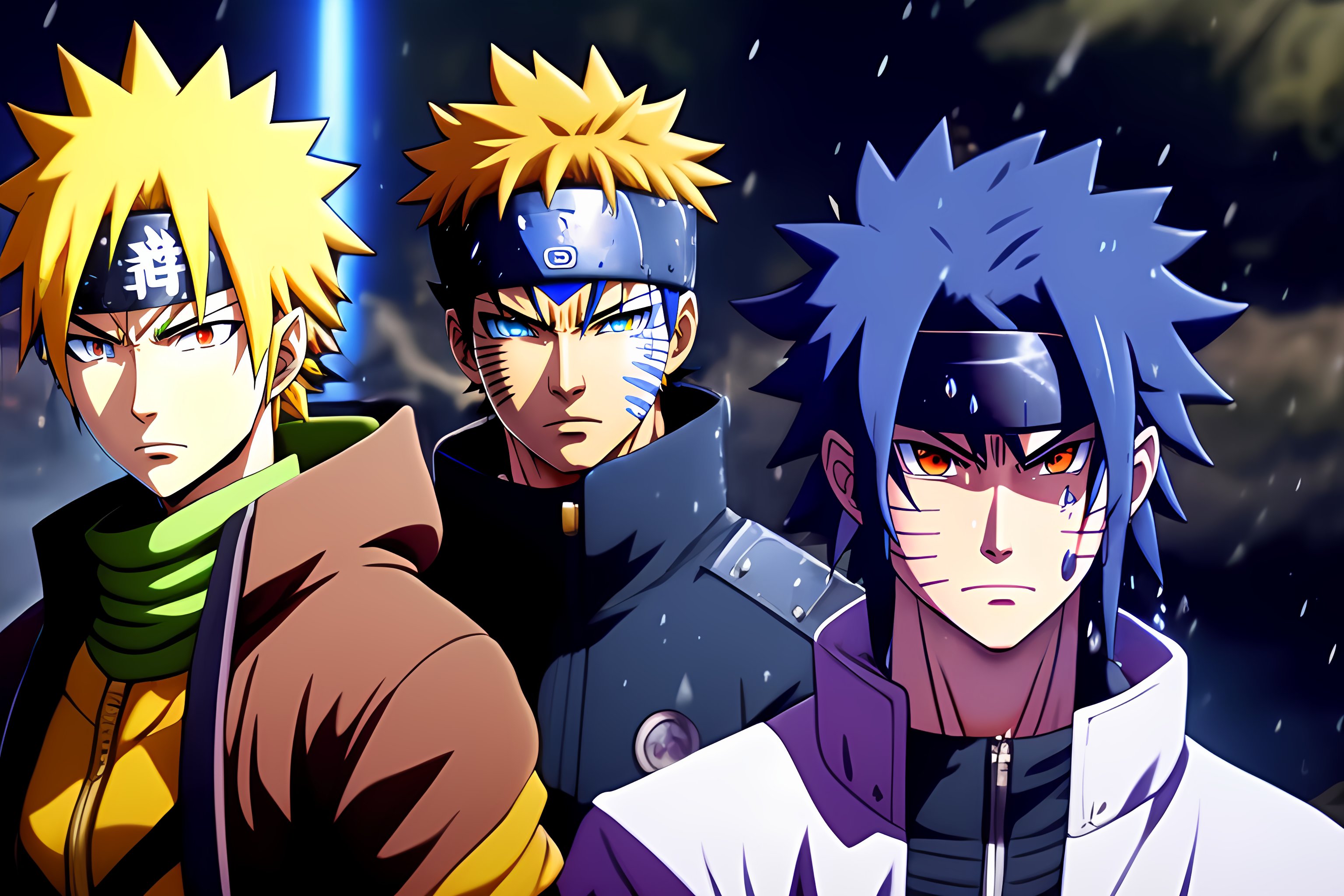 Lexica - Epic, fight, naruto, sasuke, raining