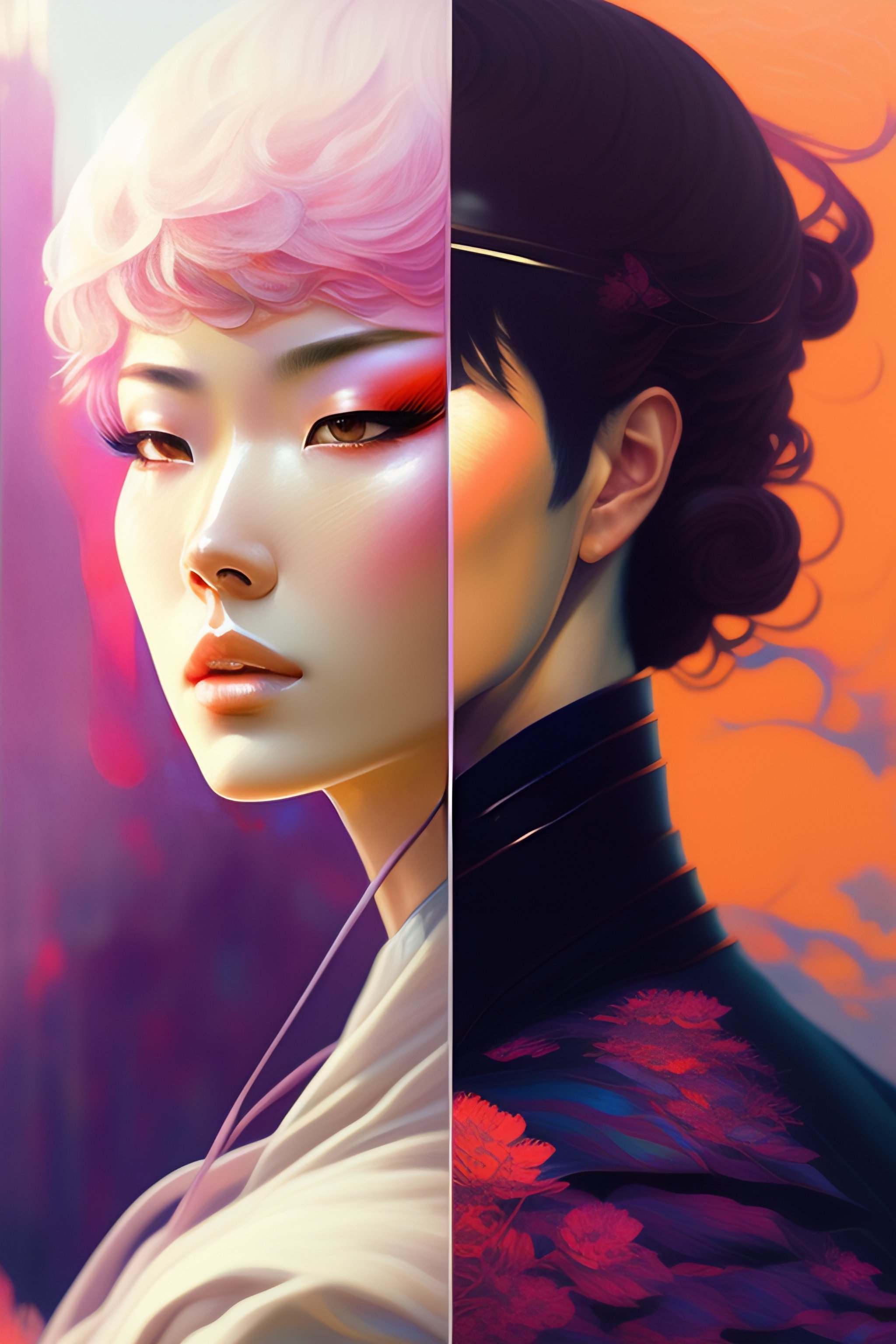 Lexica - Portrait of a young male cyberpunk prince, a highly detailed ...