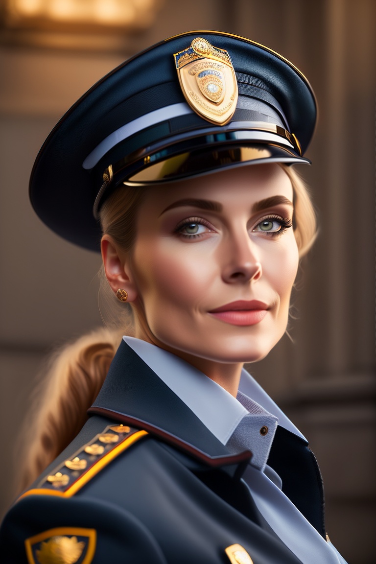 Lexica Portrait Of A Woman From Paris Working As A Police Detective In Her S