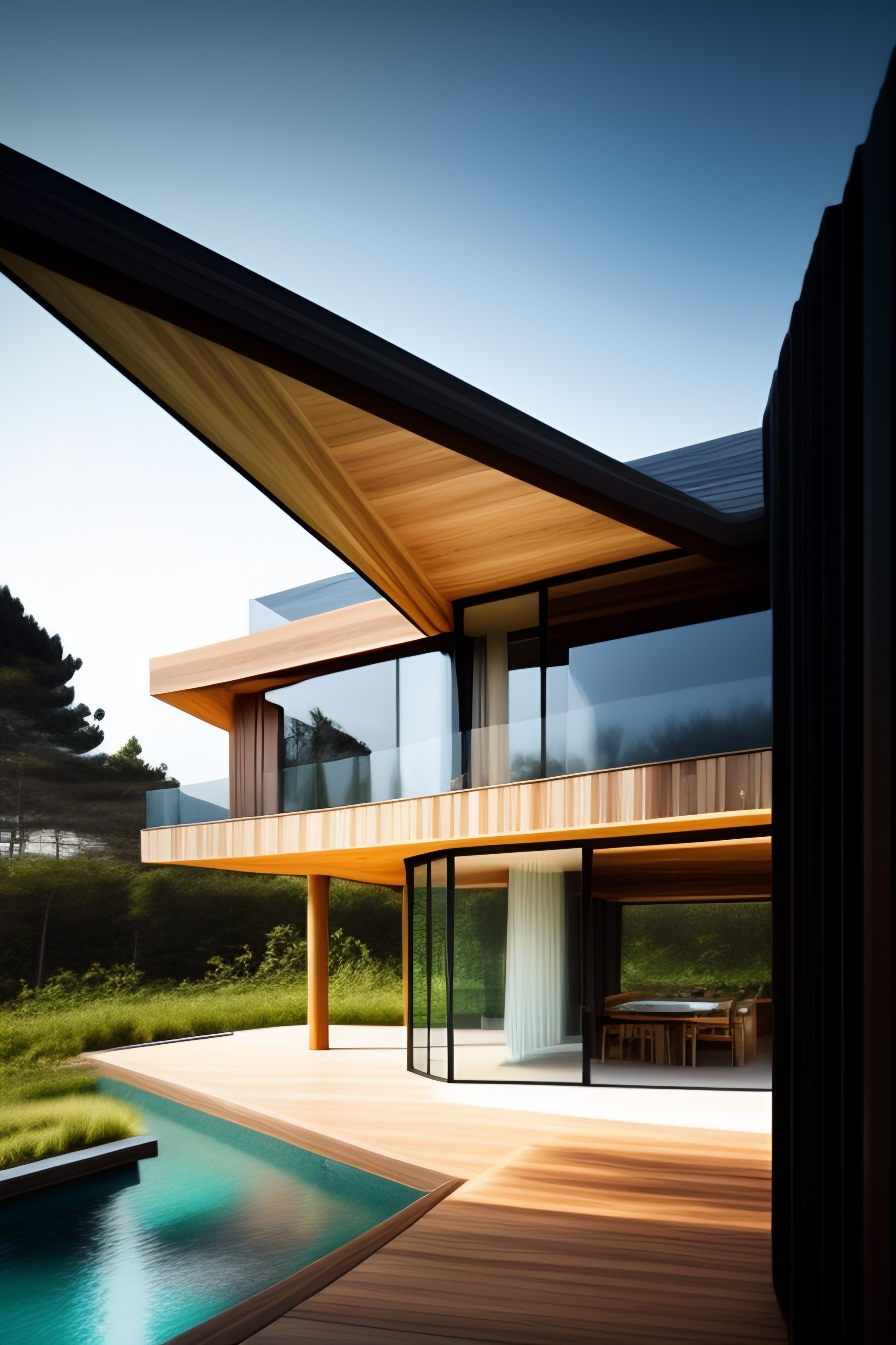 Lexica - House natural minimal sea wood modern