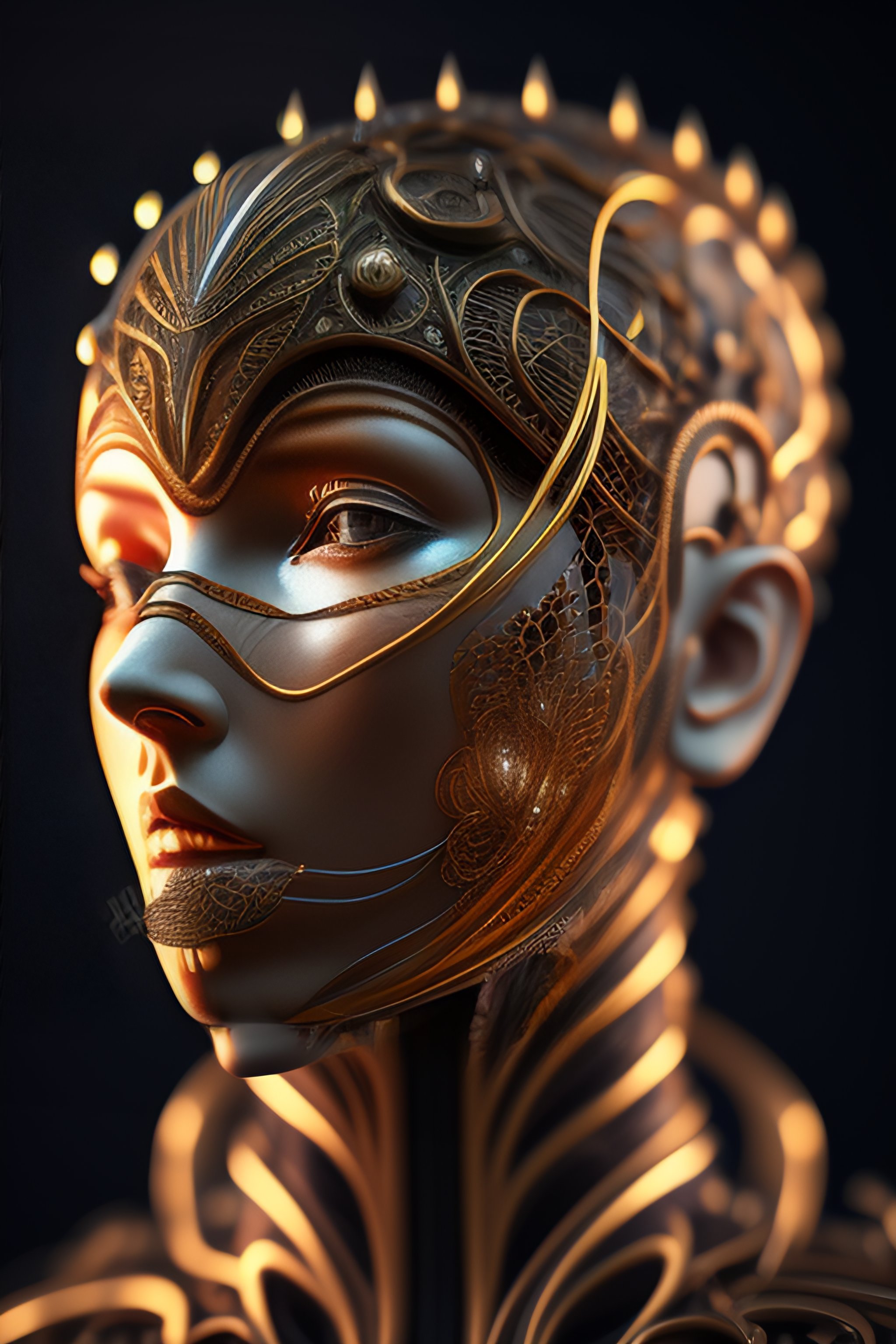 Lexica - Complex 3d render ultra detailed of a beautiful porcelain ...