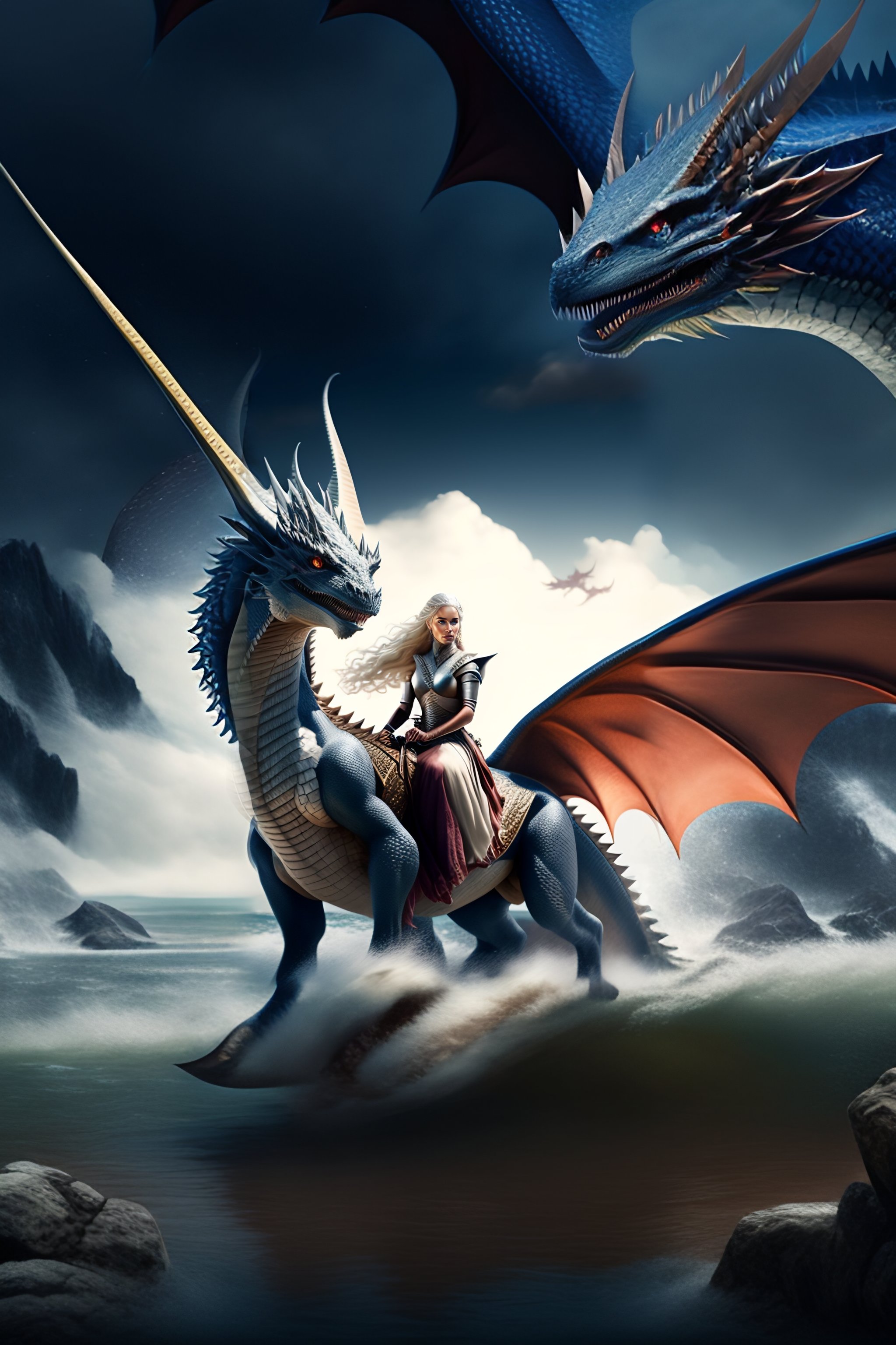 Lexica - Daenerys Targaryen ridding a dragon