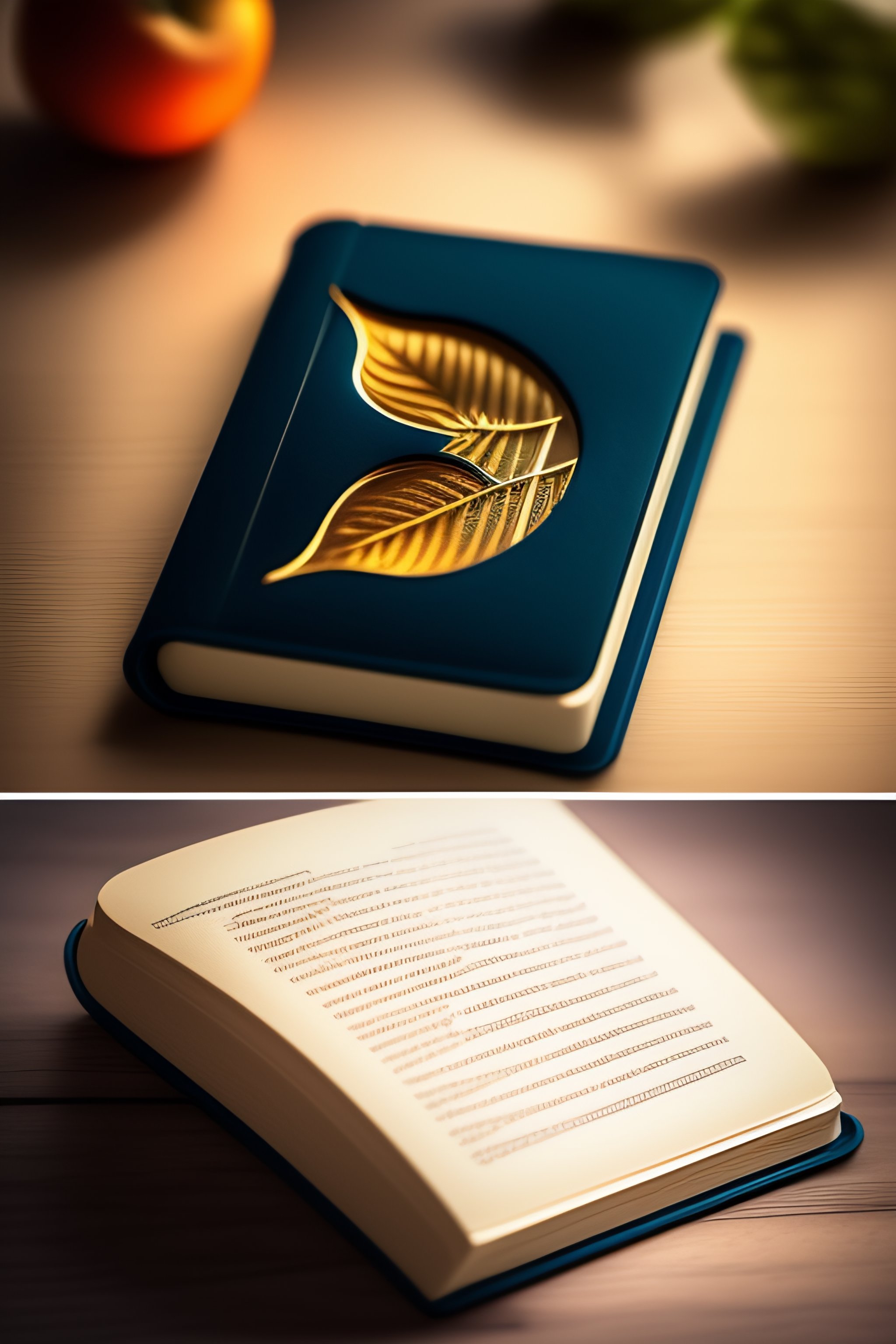 Lexica An open book could symbolize the act of reading and writing