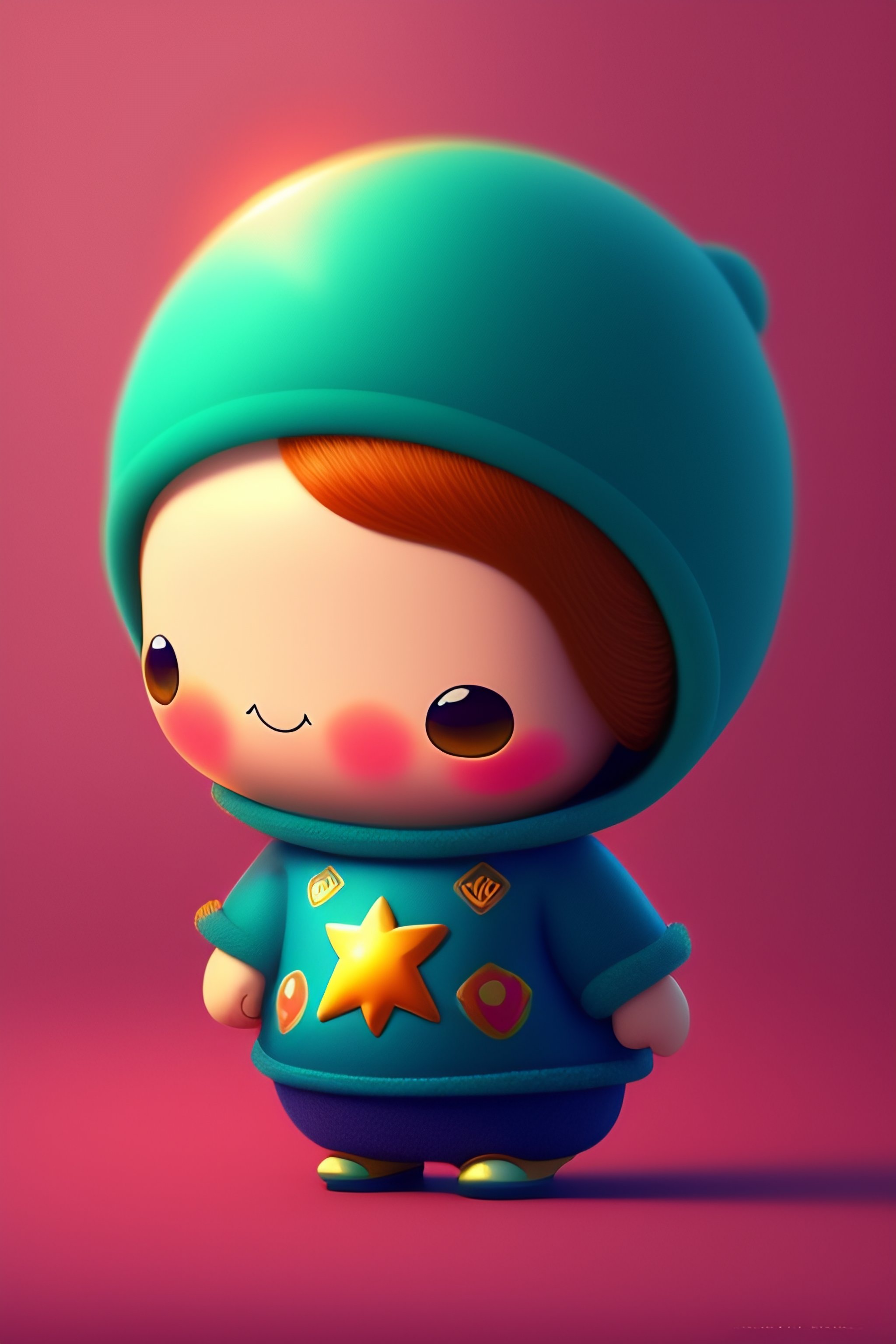 Lexica - Cute And Adorable Cartoon, It Muñequito , Baby, Personaje De 