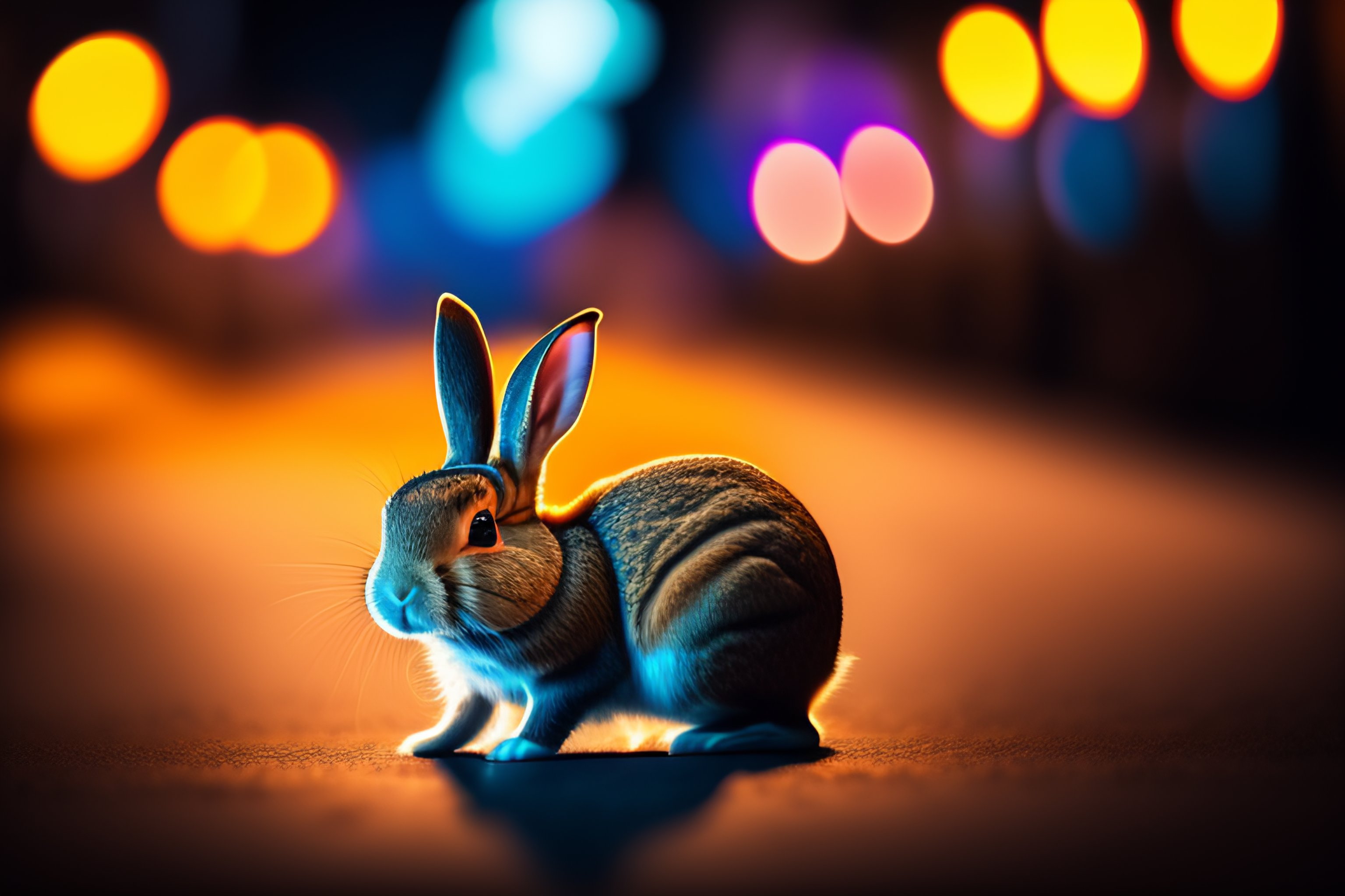 Lexica - (((rabbit in virtual reality glasses))) cinematic portrait ...