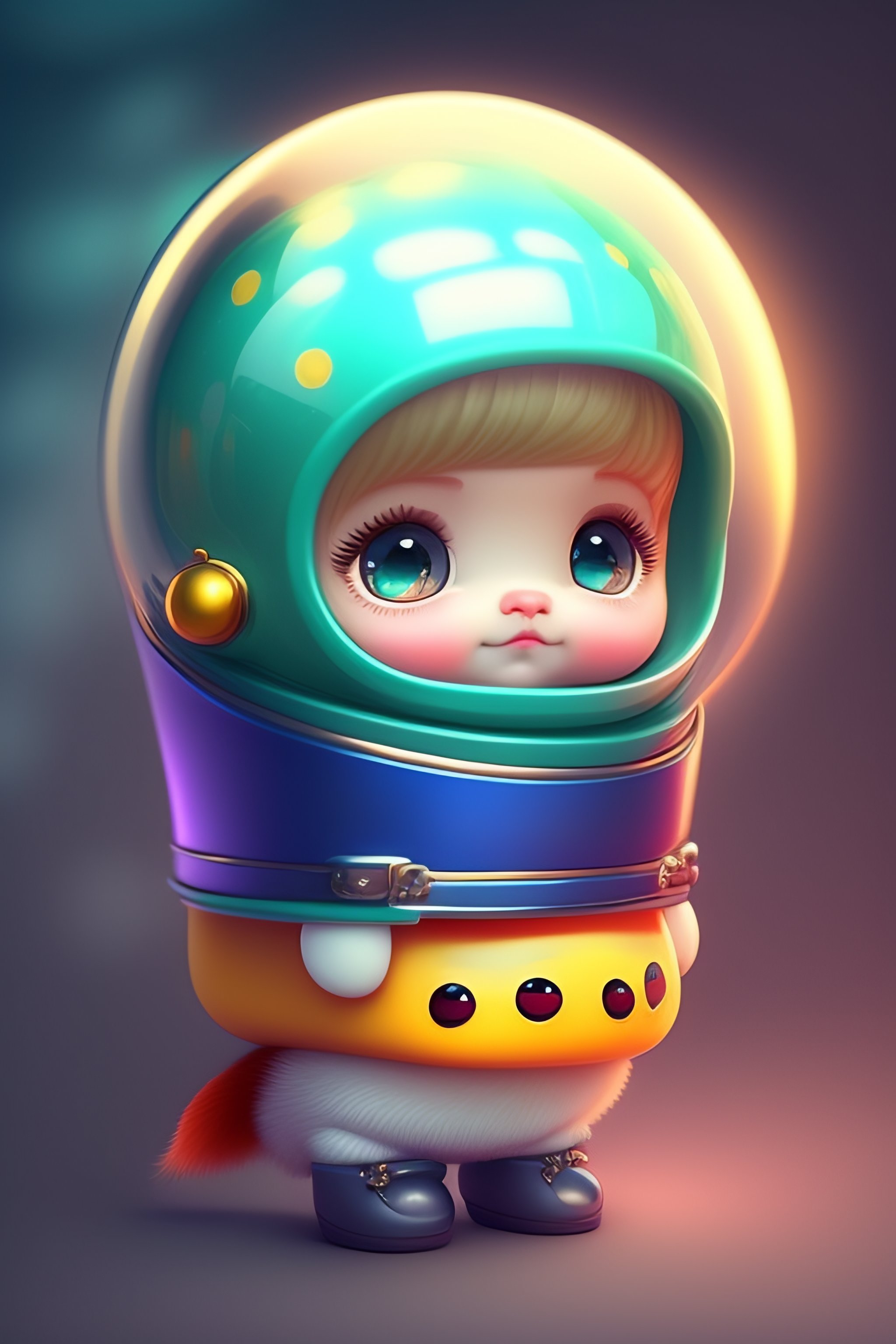 Lexica - Cute and adorable cartoon it baby, fantasy, dreamlike ...