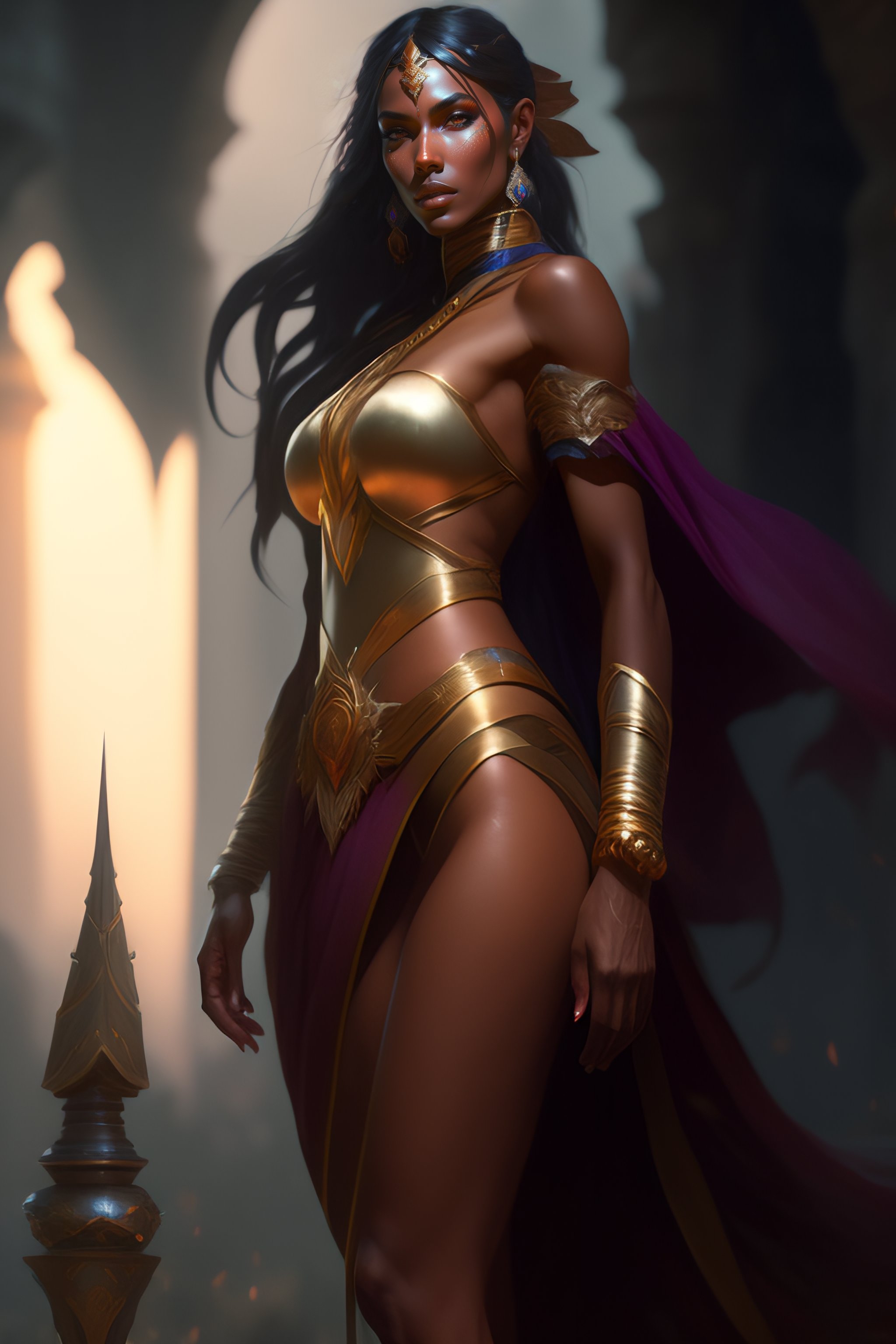 Lexica - Full body dark elf by stanley artgerm lau, greg rutkowski,  alphonse mucha, concept art, character design, trending on artstation, rey  tracin...