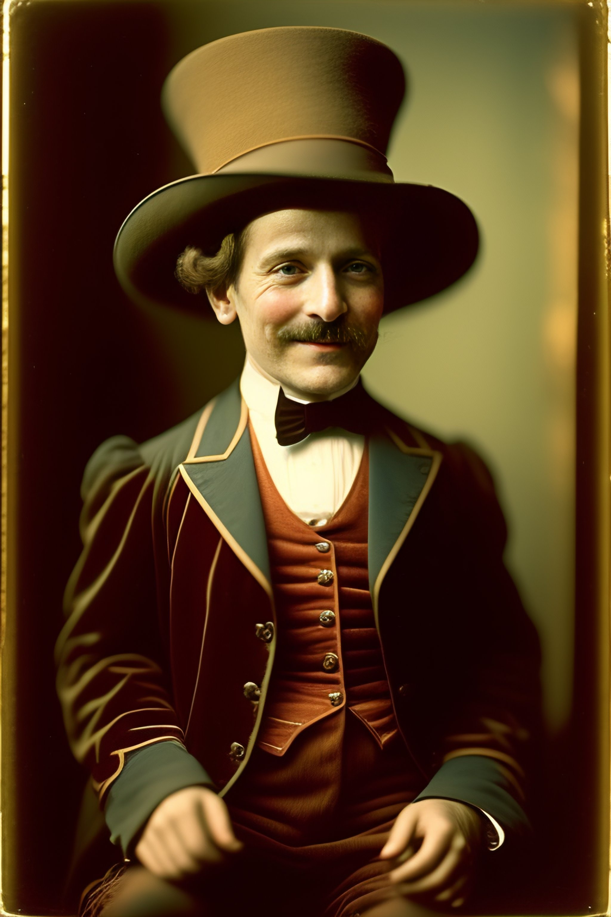 Lexica A ventriloquist figure wearing a funny hat, ventriloquist