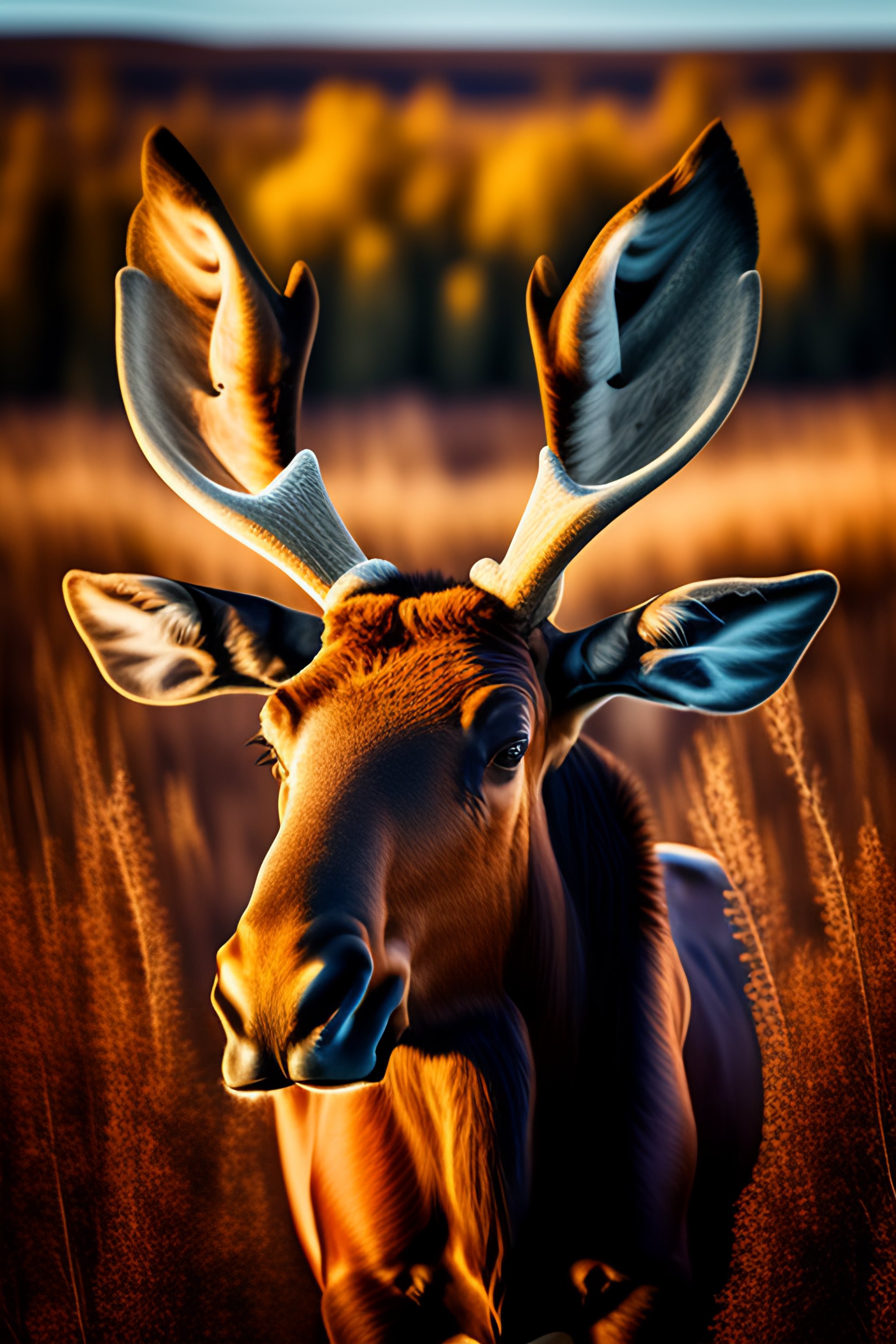 Lexica - A moose with sunglasses