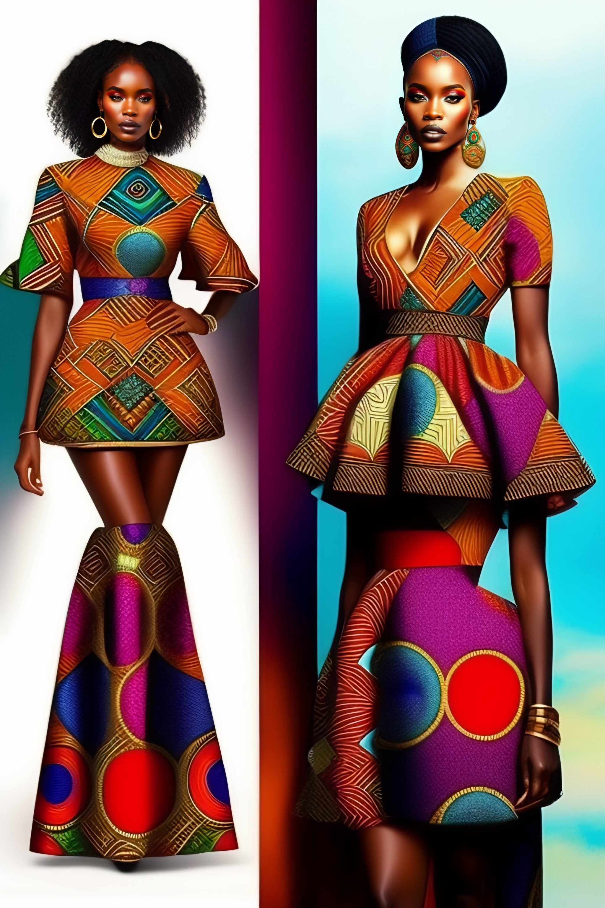 Lexica "Generate Beautiful Africa Wear" Wee learn from Mobile Make