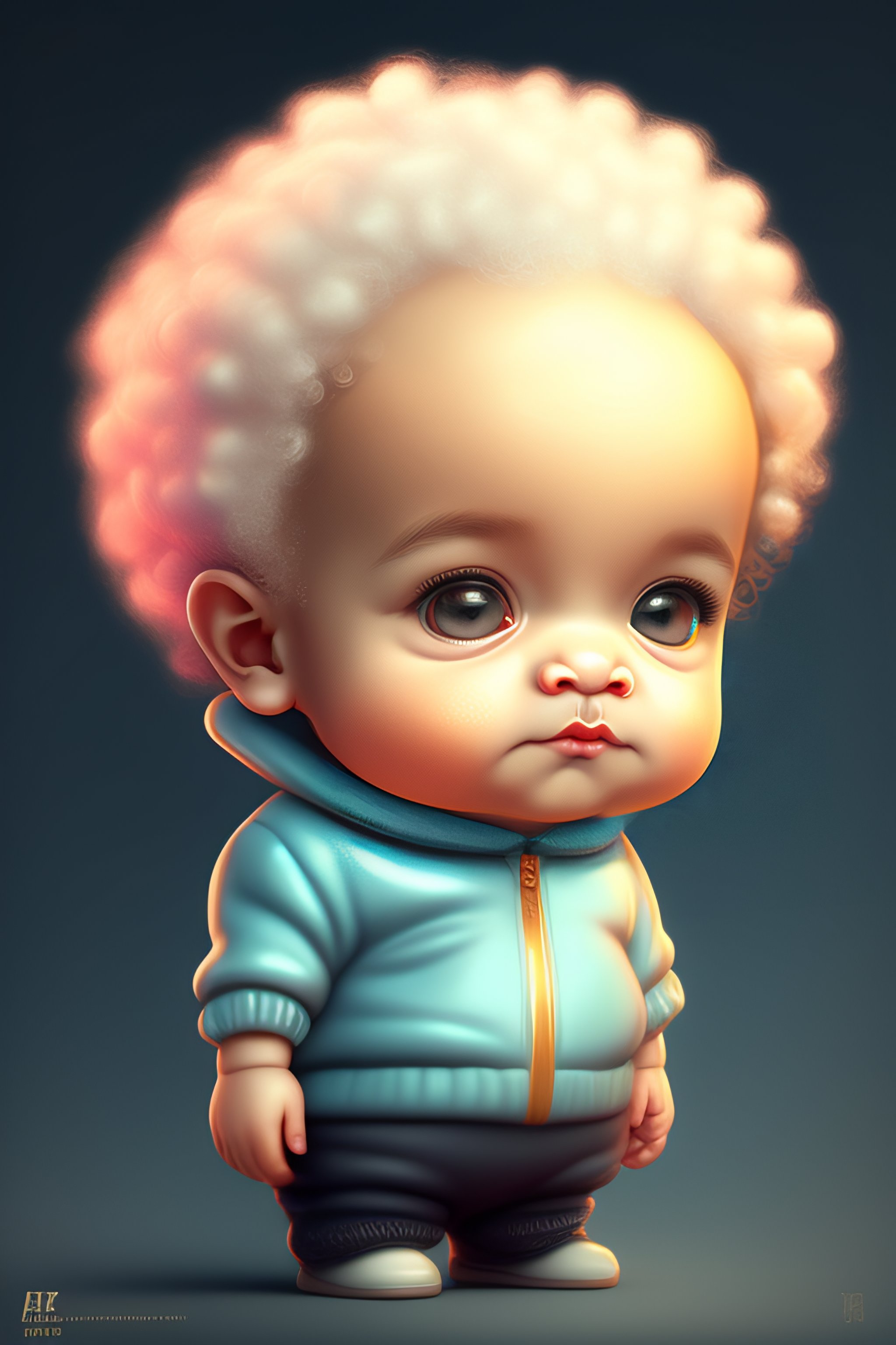 Lexica - Cute and adorable cartoon alfred einstein baby, fantasy ...