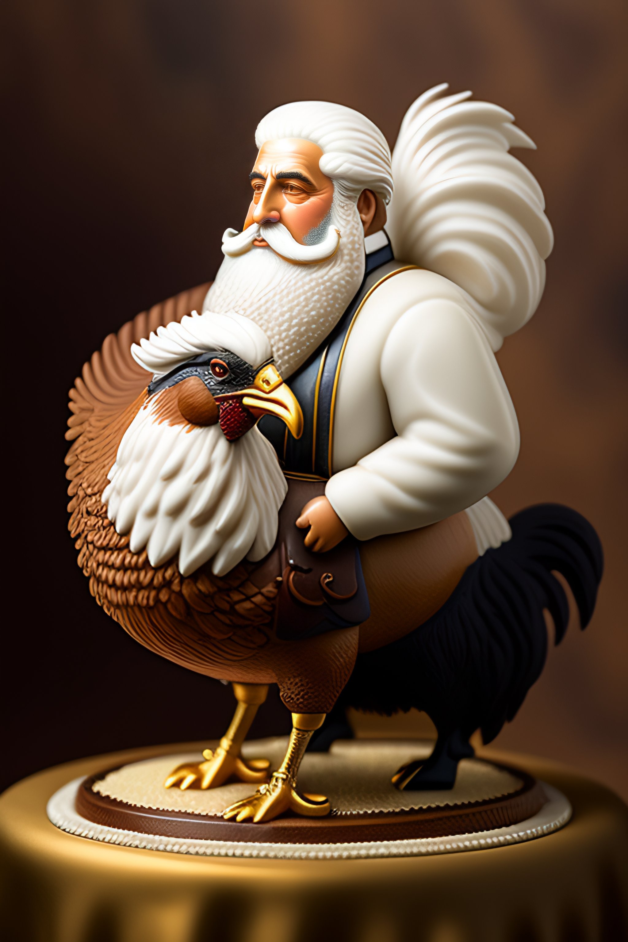 Lexica - 18th century style old Jewish man with a white beard riding on ...