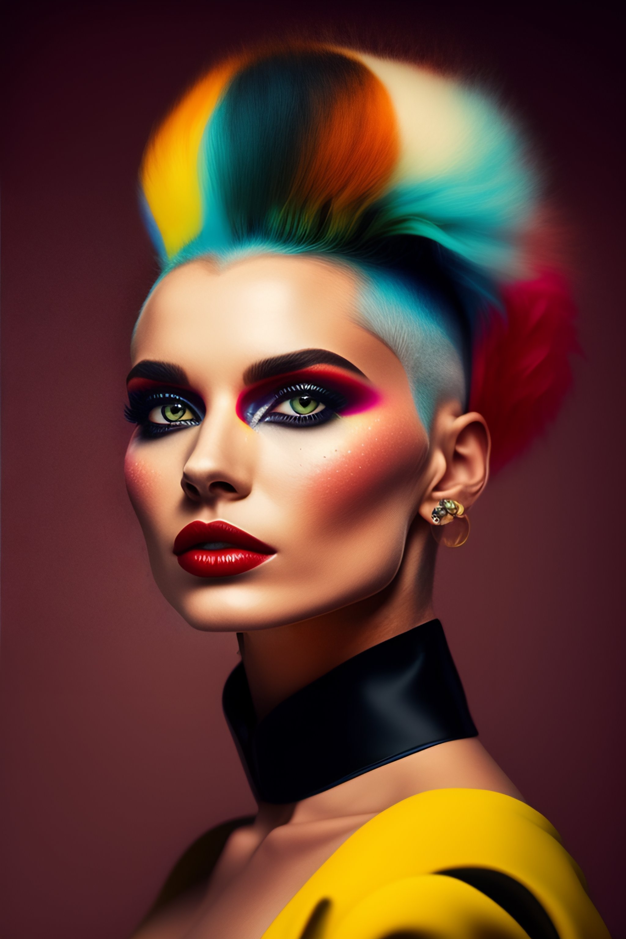 Lexica Portrait of a (cat), model by Flora Borsi, style by Flora