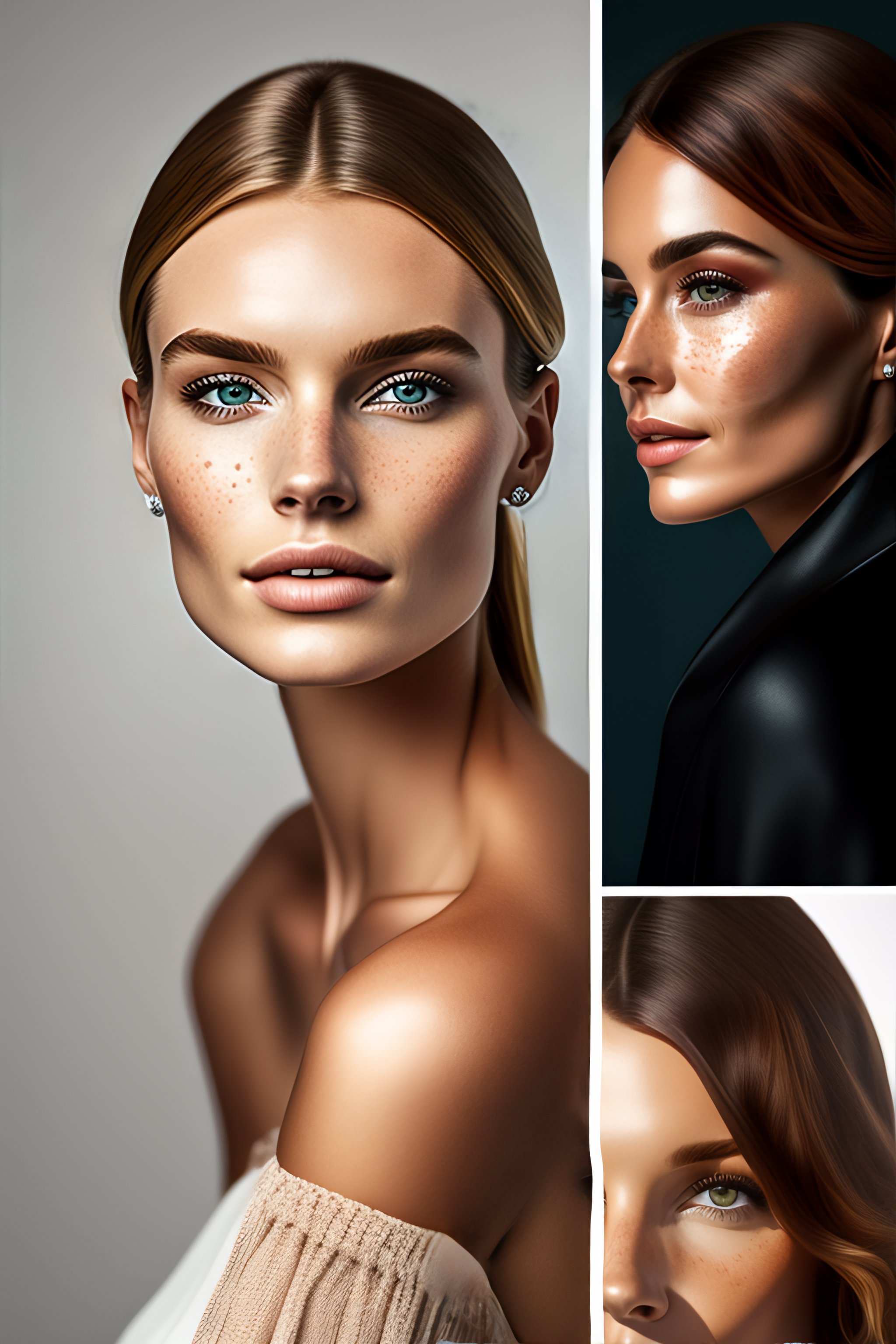 Lexica - NATURAL LIGHT portrait (head and shoulders only) of European ...