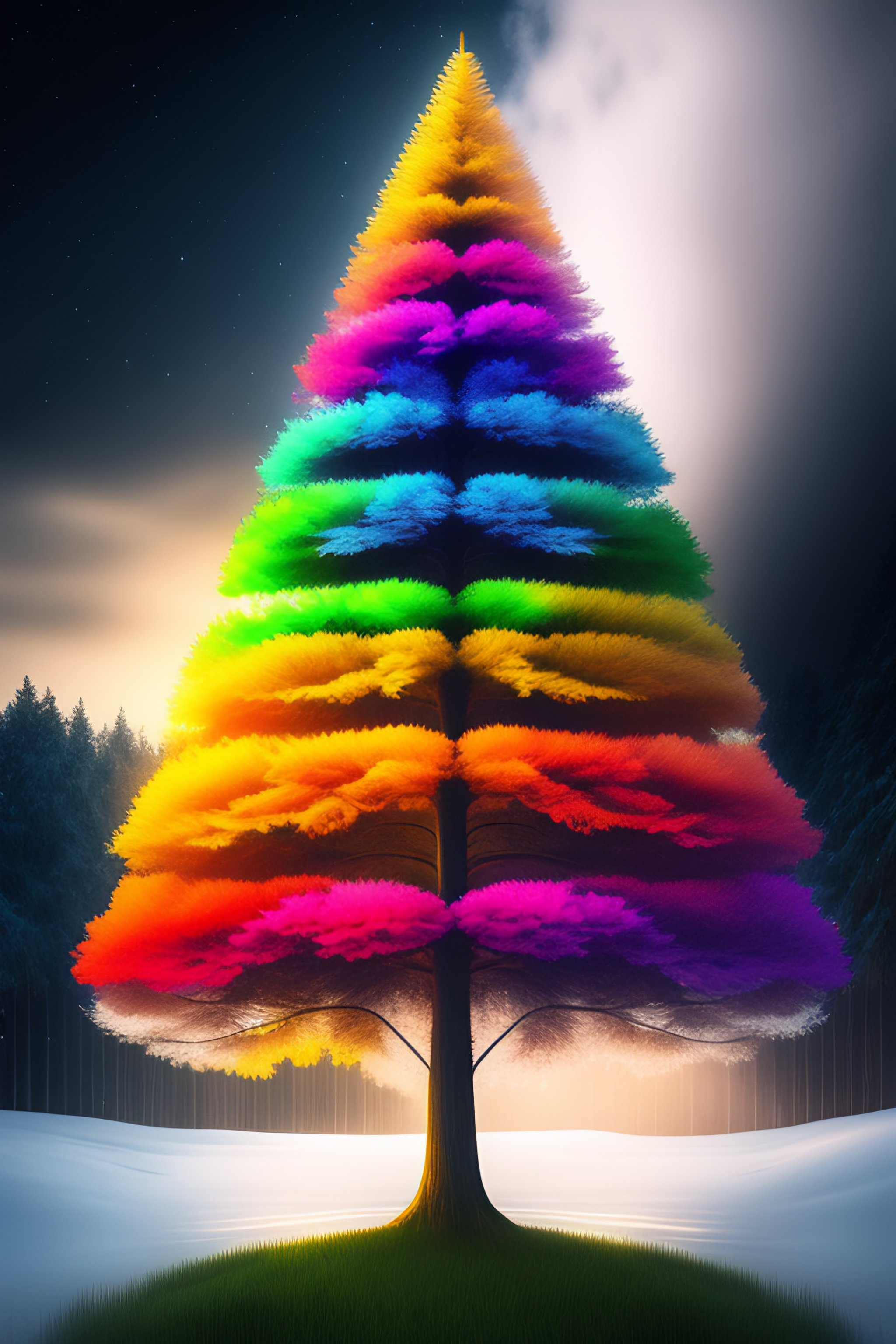 Lexica Regenboog kerstboom