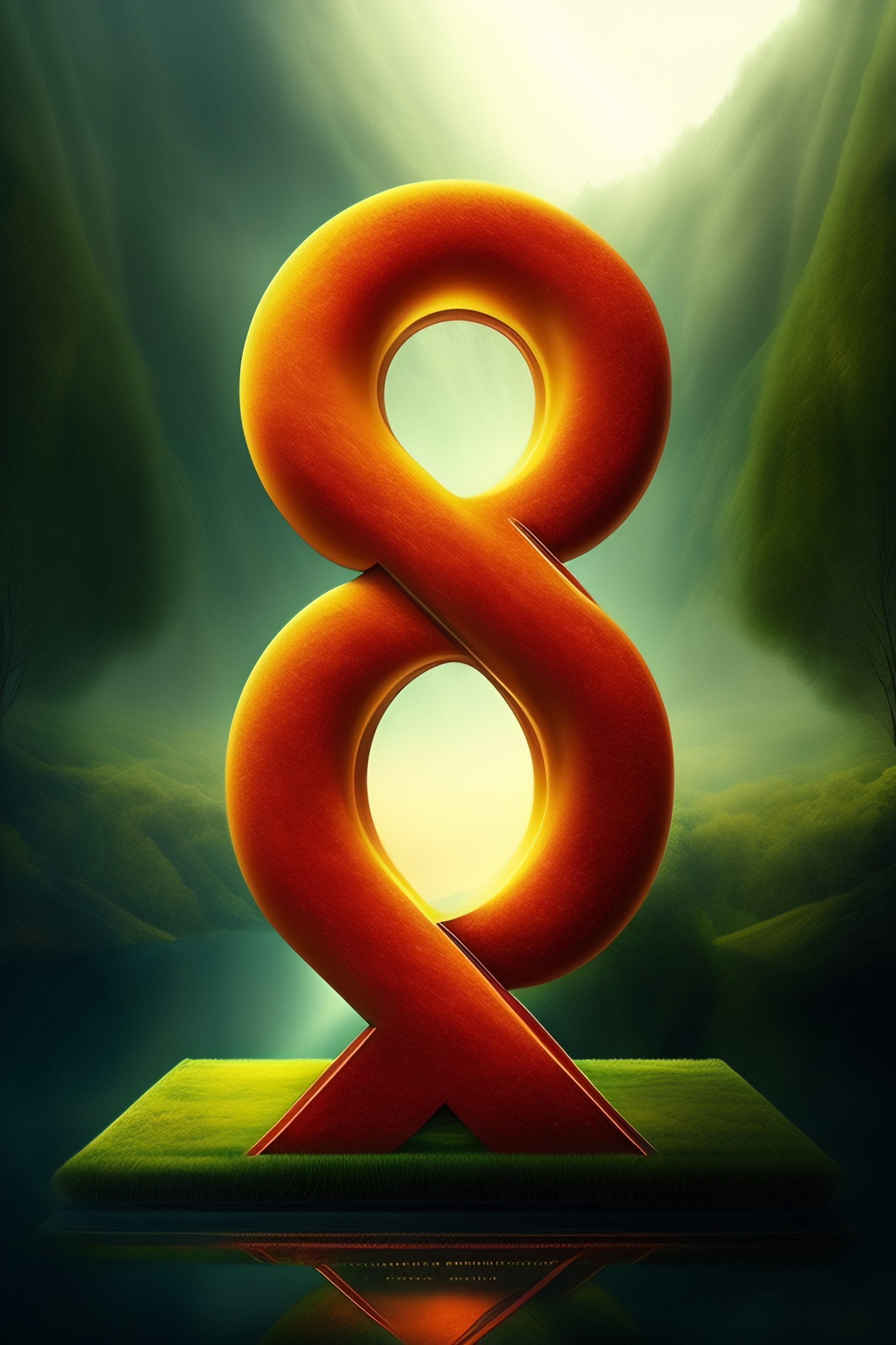 Lexica - Infinity sign from words Lea, Raphael