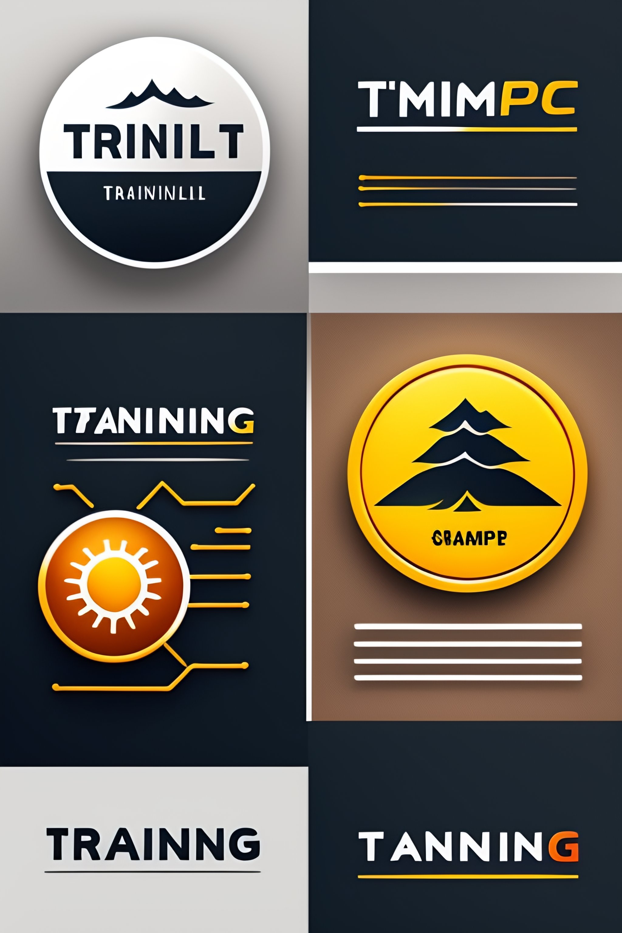 Lexica - Logo for a training company, simple drawing
