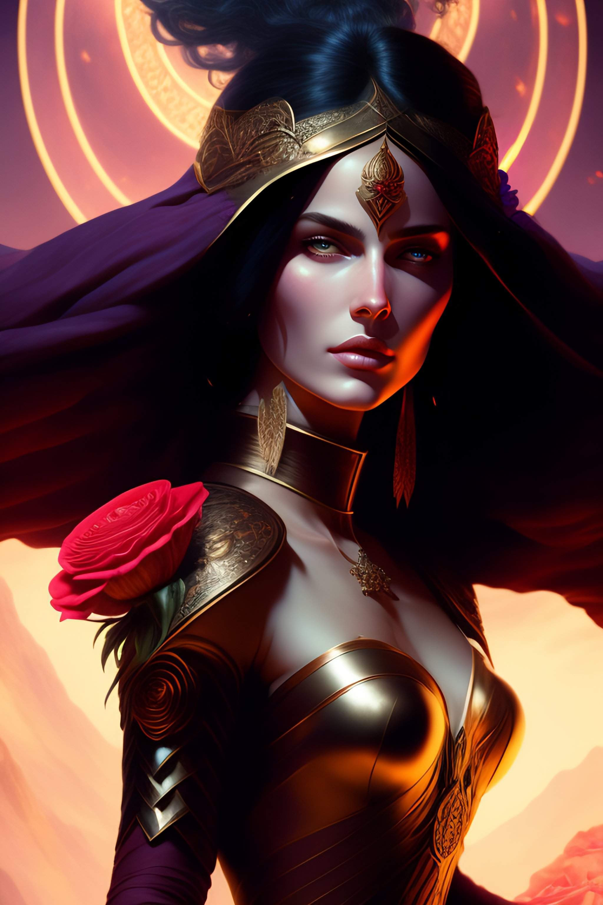 Lexica - Blood rose nightmare of the maiden in the fortress of lies, by ...