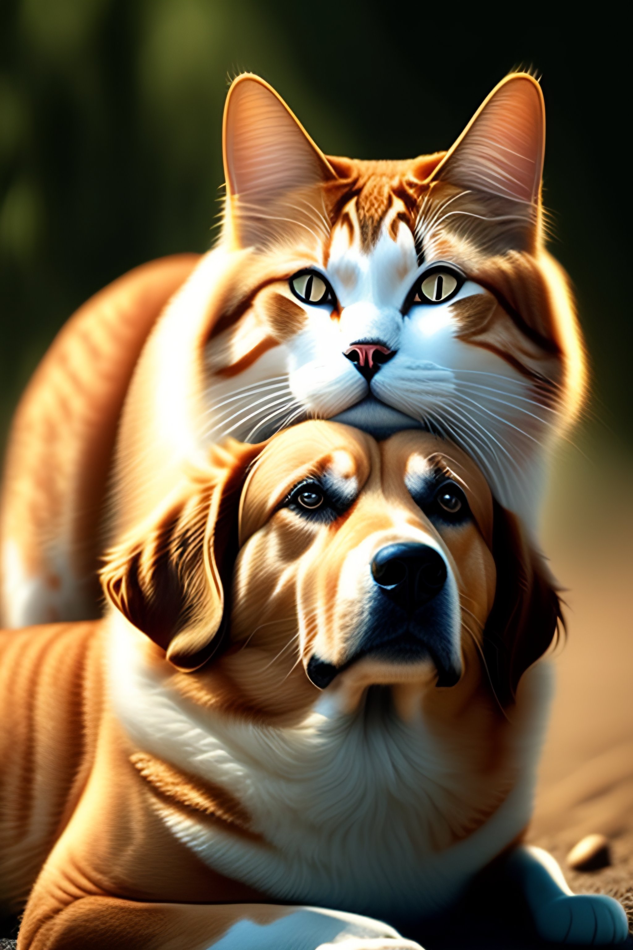 Beautiful cat best sale and dog